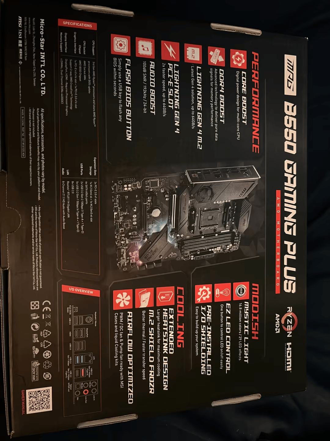 MSI MPG B550 GAMING PLUS