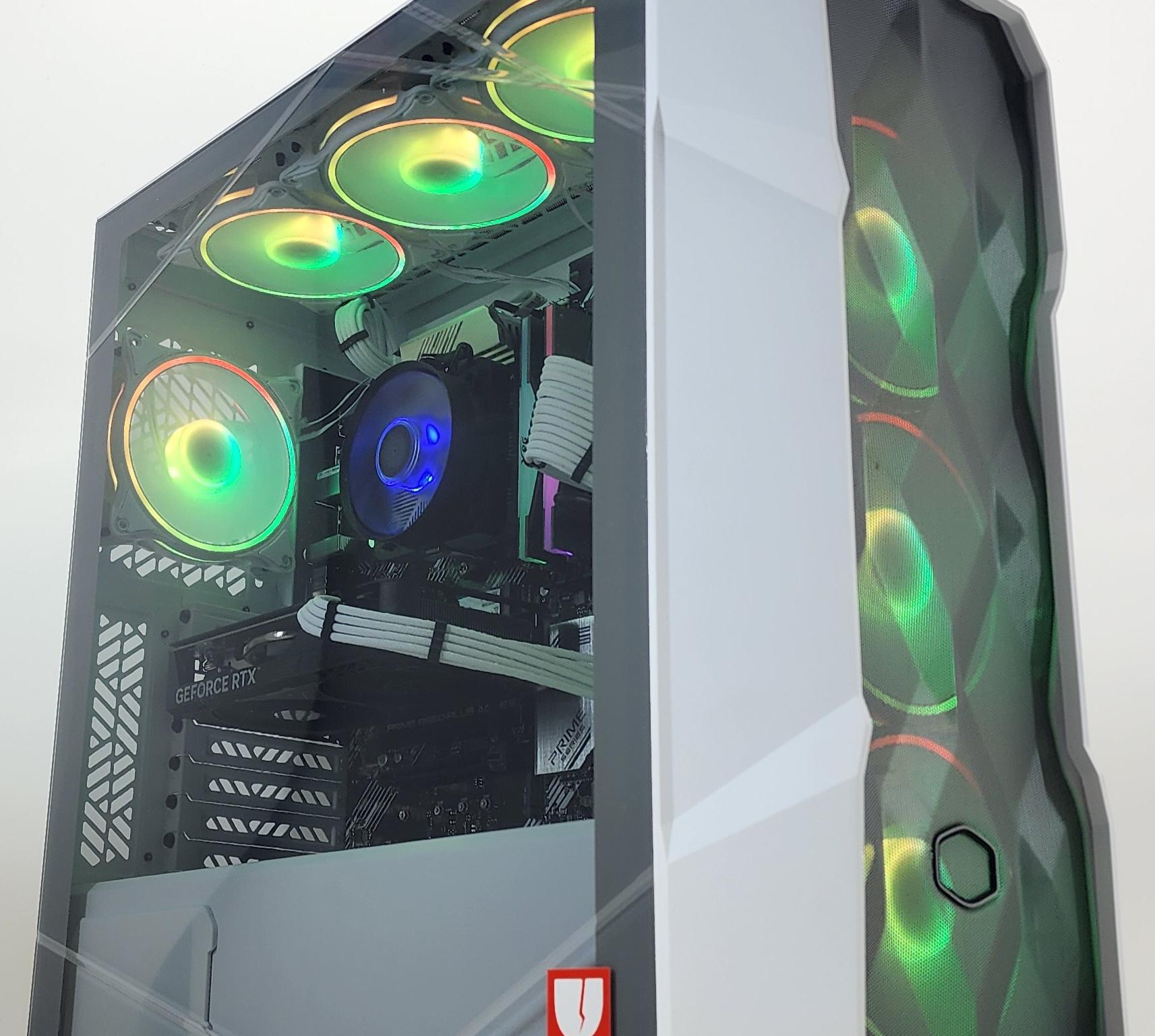 Gaming PC Ryzen 7 5700X 16GB RAM 500GB SSD RTX 4060 8GB Windows 11 Computer