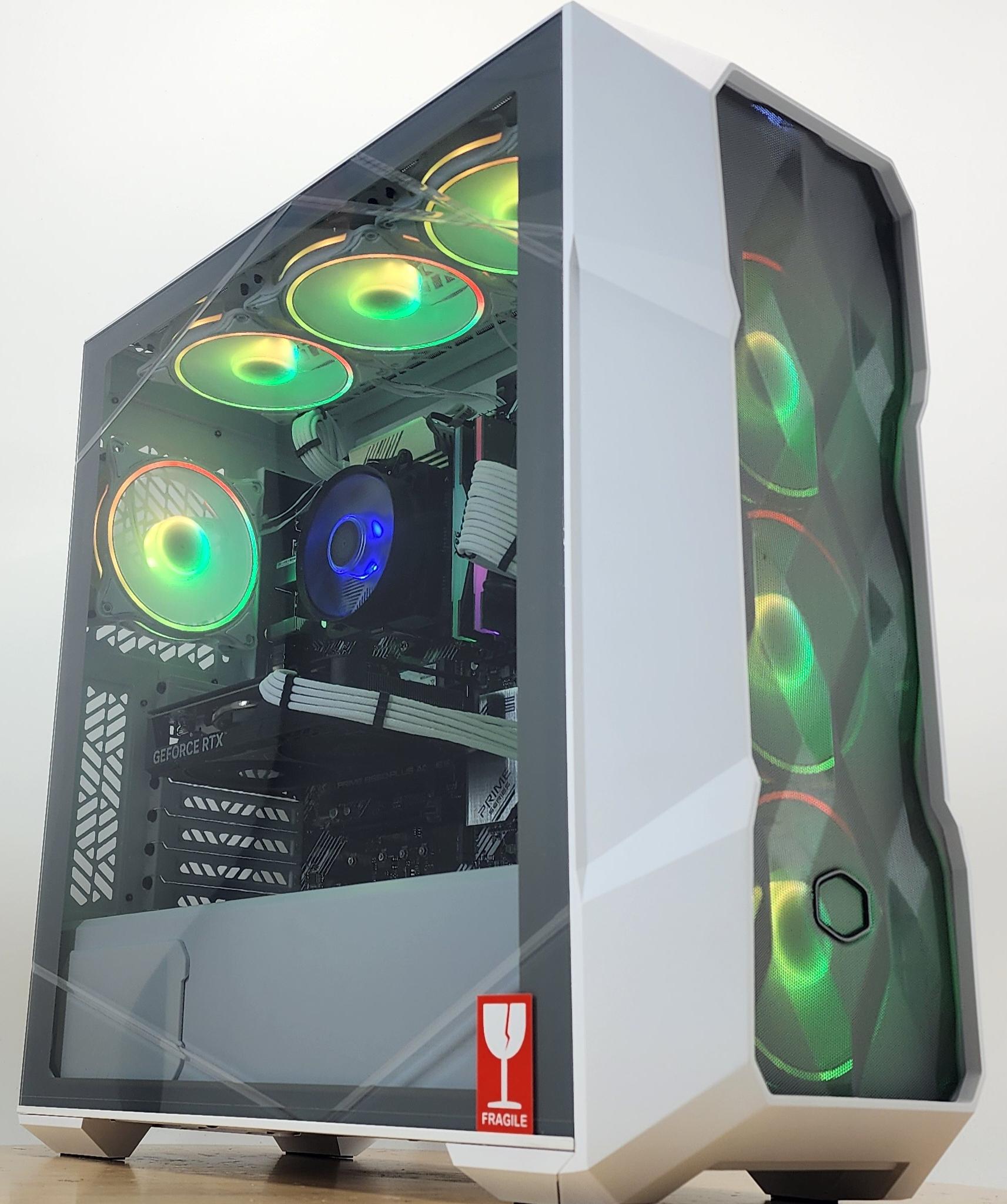 Gaming PC Ryzen 7 5700X 16GB RAM 500GB SSD RTX 4060 8GB Windows 11 Computer