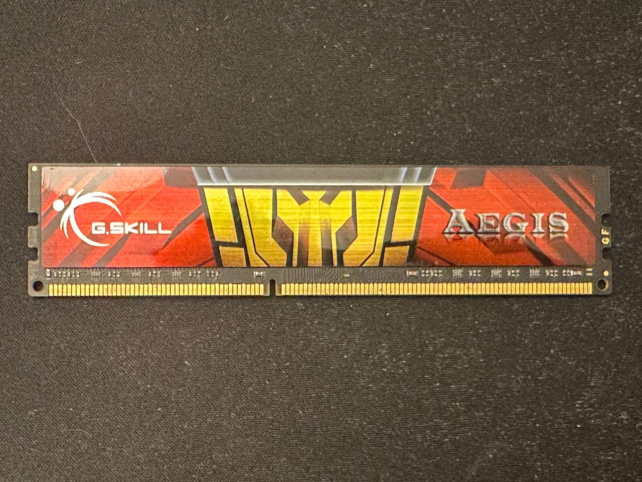 G.SKILL Aegis 8GB DDR3-1333 DIMM 1Rx8 PC3-10600 CL9 1.5V