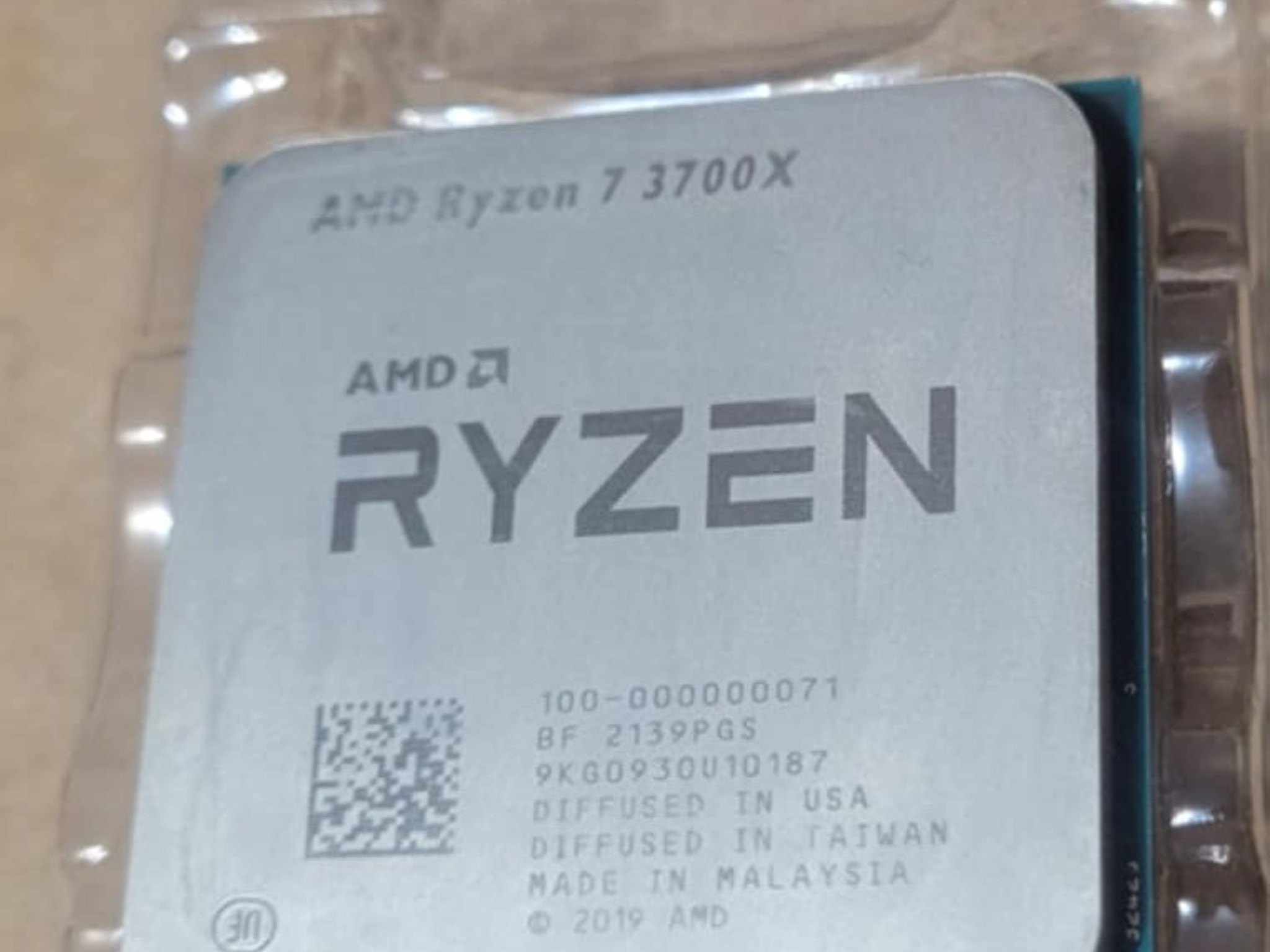 AMD Ryzen 7 3700X Processor   CPU ONLY