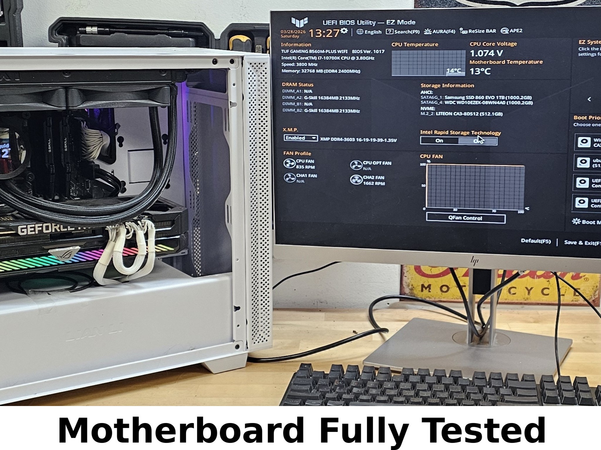 B560 Plus WiFi LGA1200 ASUS TUF GAMING mATX Motherboard