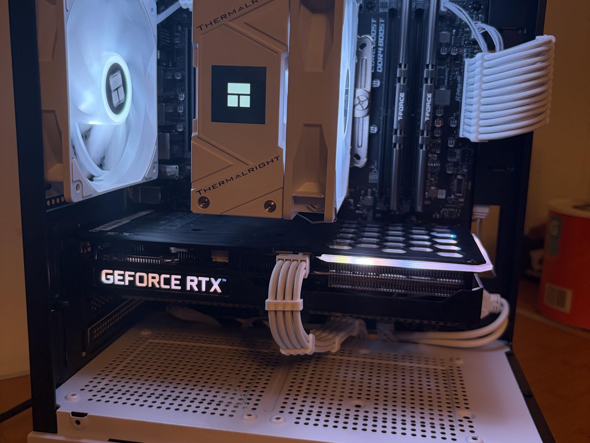 🤍⚫ White & Black Gaming PC | RTX 3060 Ti | Ryzen 5 5500 | 16GB DDR4 3200 CL16 ⚫🤍
