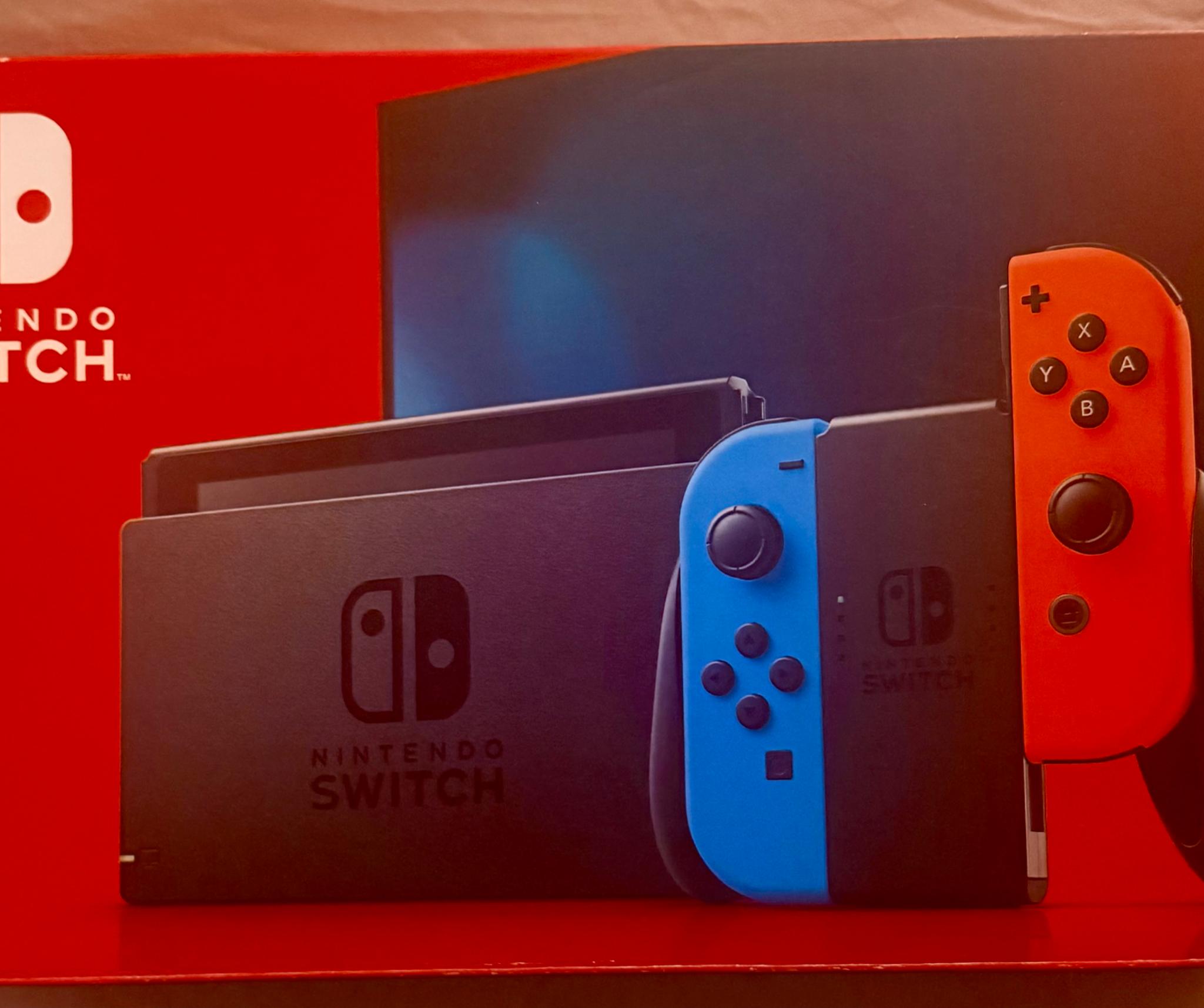Nintendo Switch Console w/ 3 Games and 2 Joy-cons