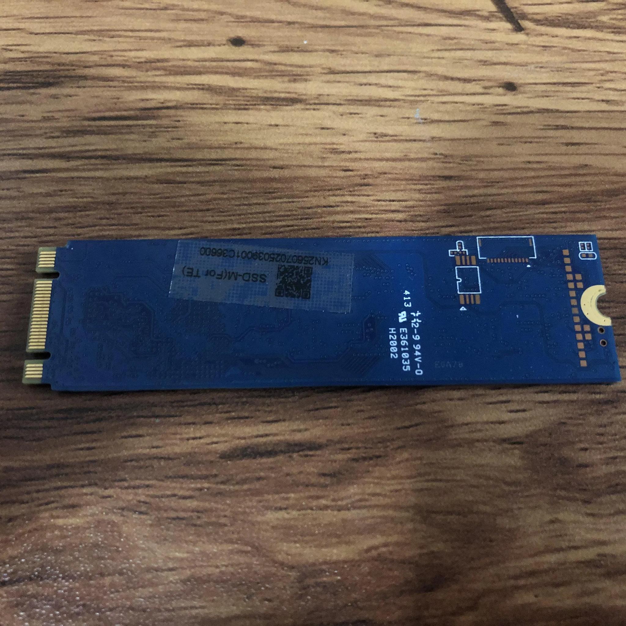 Kingston 256GB NVMe SSD