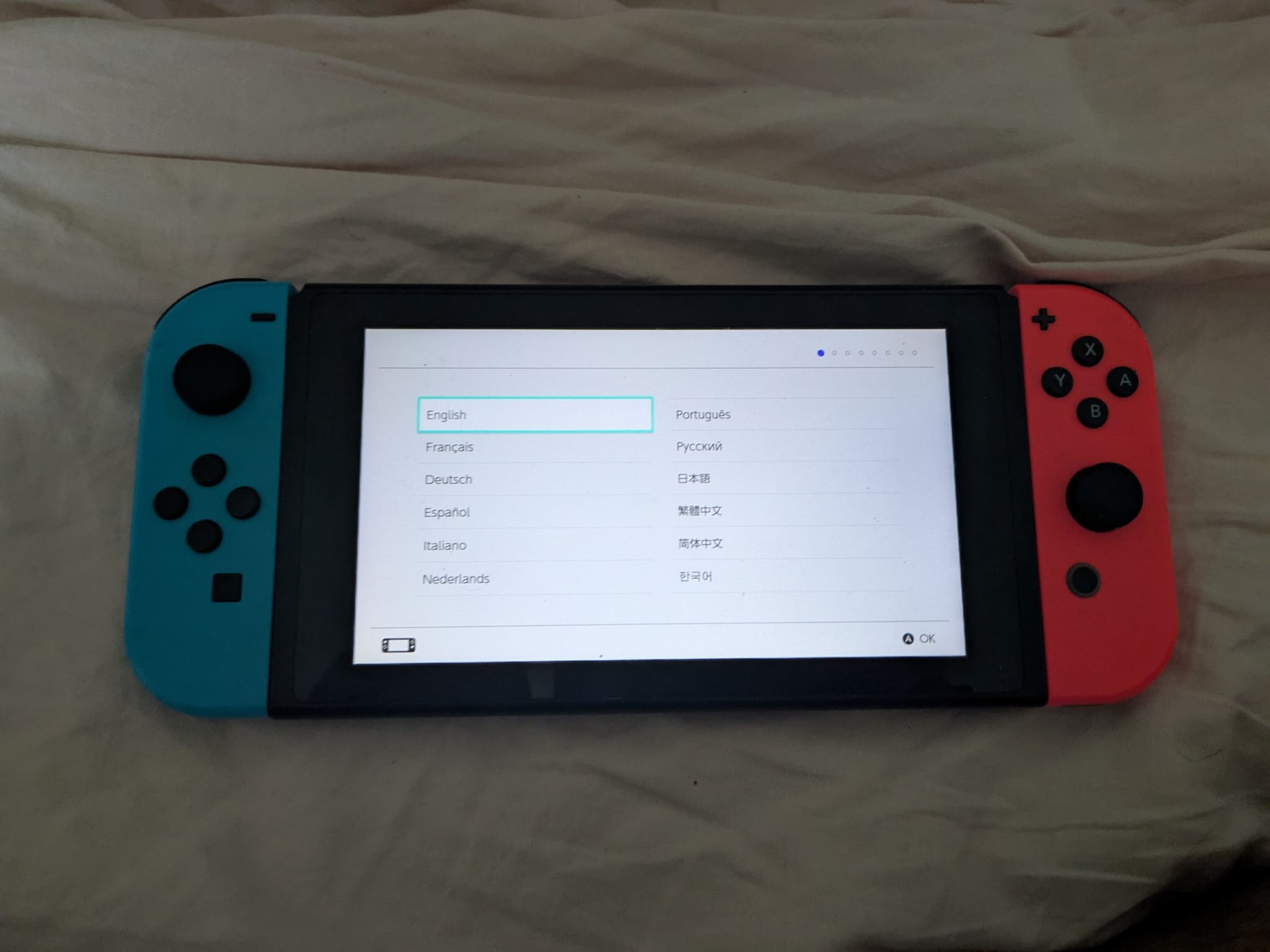Nintendo Switch with Dock, Charger and controller base with 128GB SD card