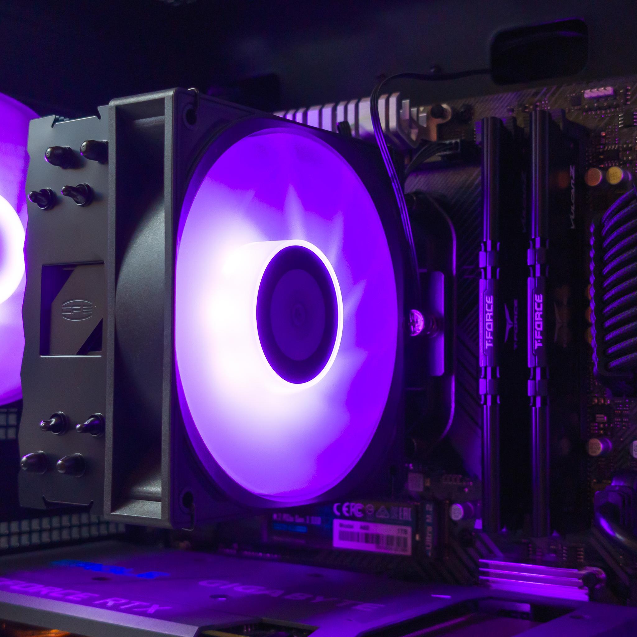 💜🖤 RTX 3060Ti / Ryzen 5 5500 / 16GB Gaming PC 🖤💜