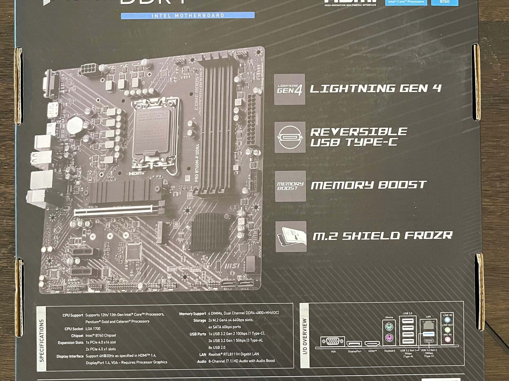i5 12600KF/ 32GB DDR4/ B760M SEALED Combo