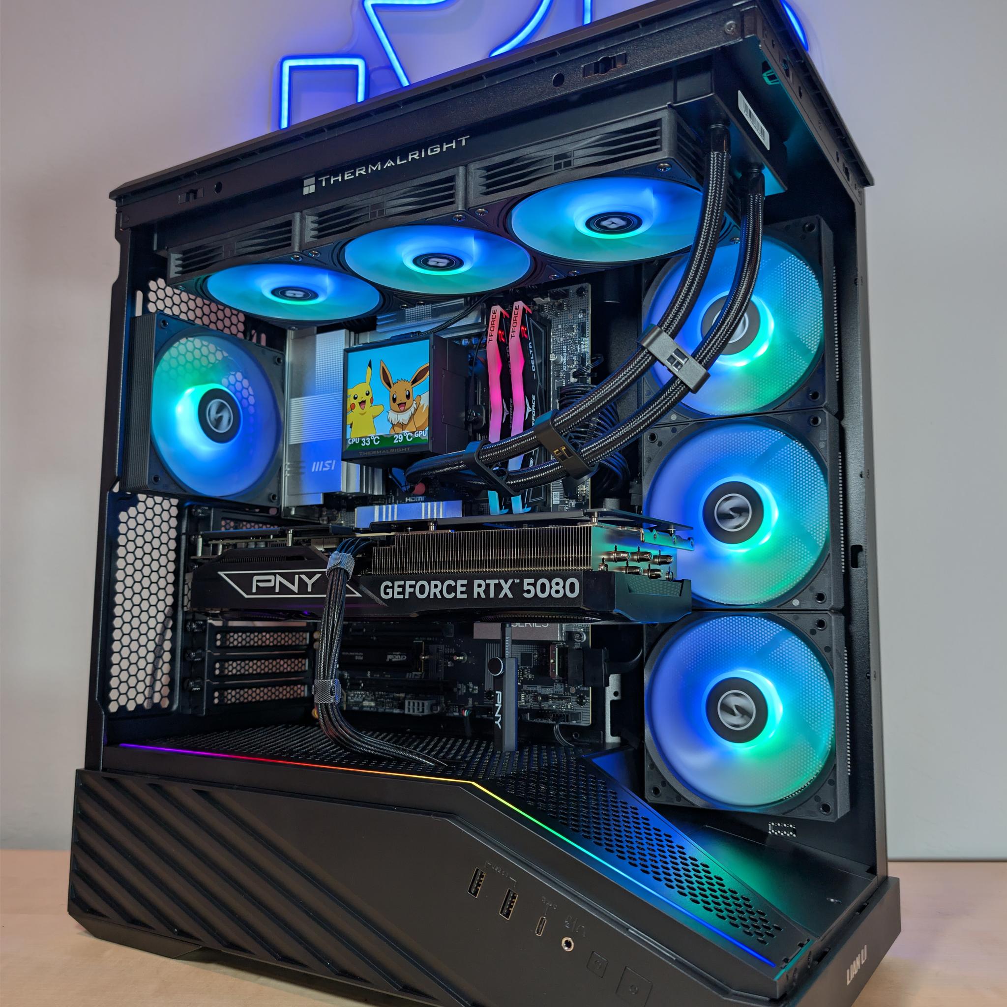 GeForce RTX 5080 Custom Gaming PC - Ryzen 7 9850X3D, 32GB RAM