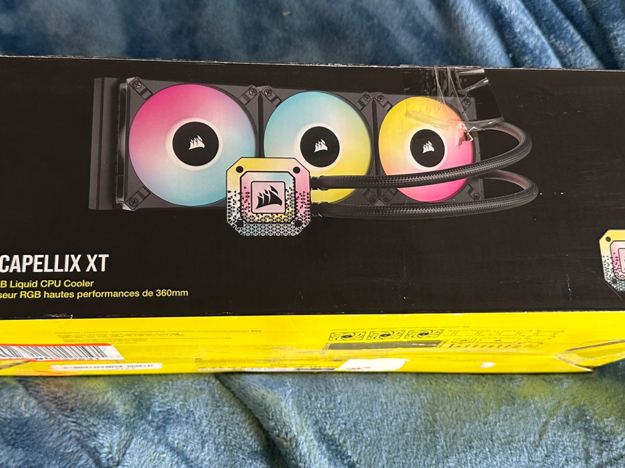 Corsair iCUE H150i Elite CAPELLIX XT Desktop Liquid CPU Cooler - Three AF120 RGB Elite Fans