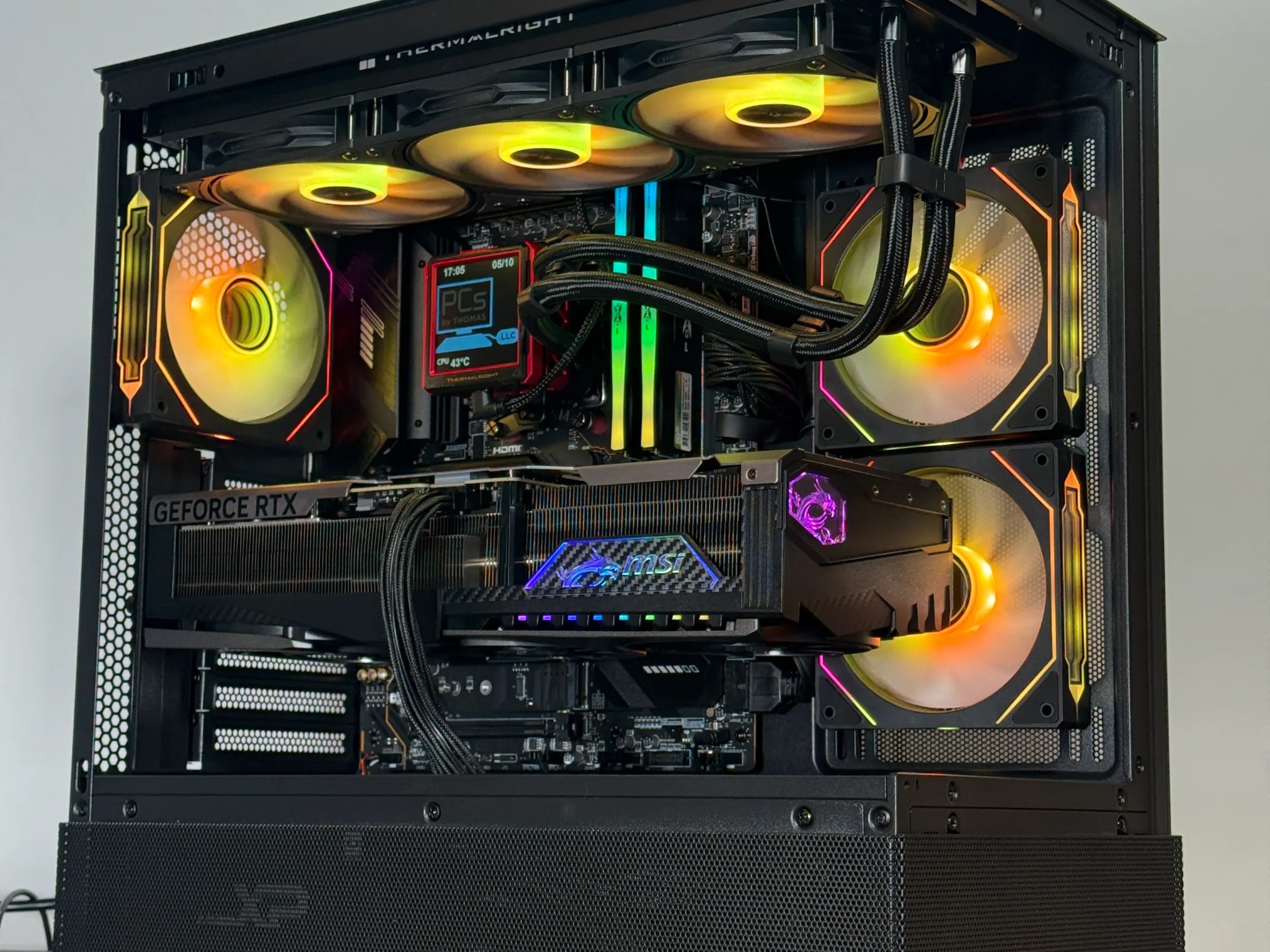 RTX 5090 Flagship Gaming PC Ryzen 9800x3d 64GB DDR5 4TB NVME