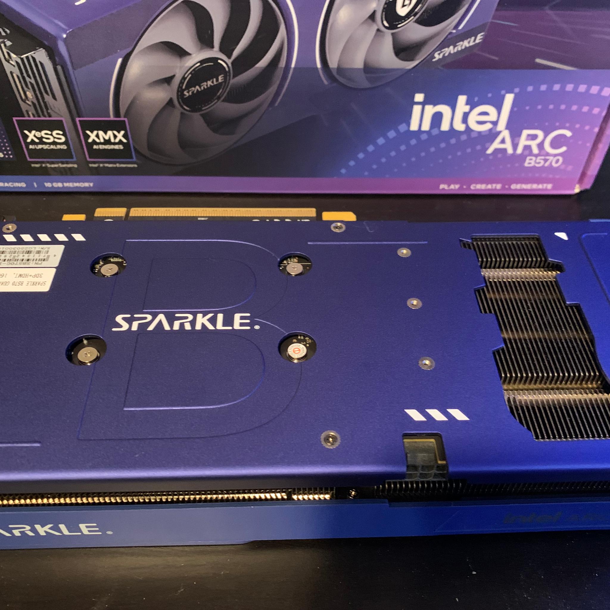Intel Arc SPARKLE Guardian OC B570 10GB Graphics Card GPU