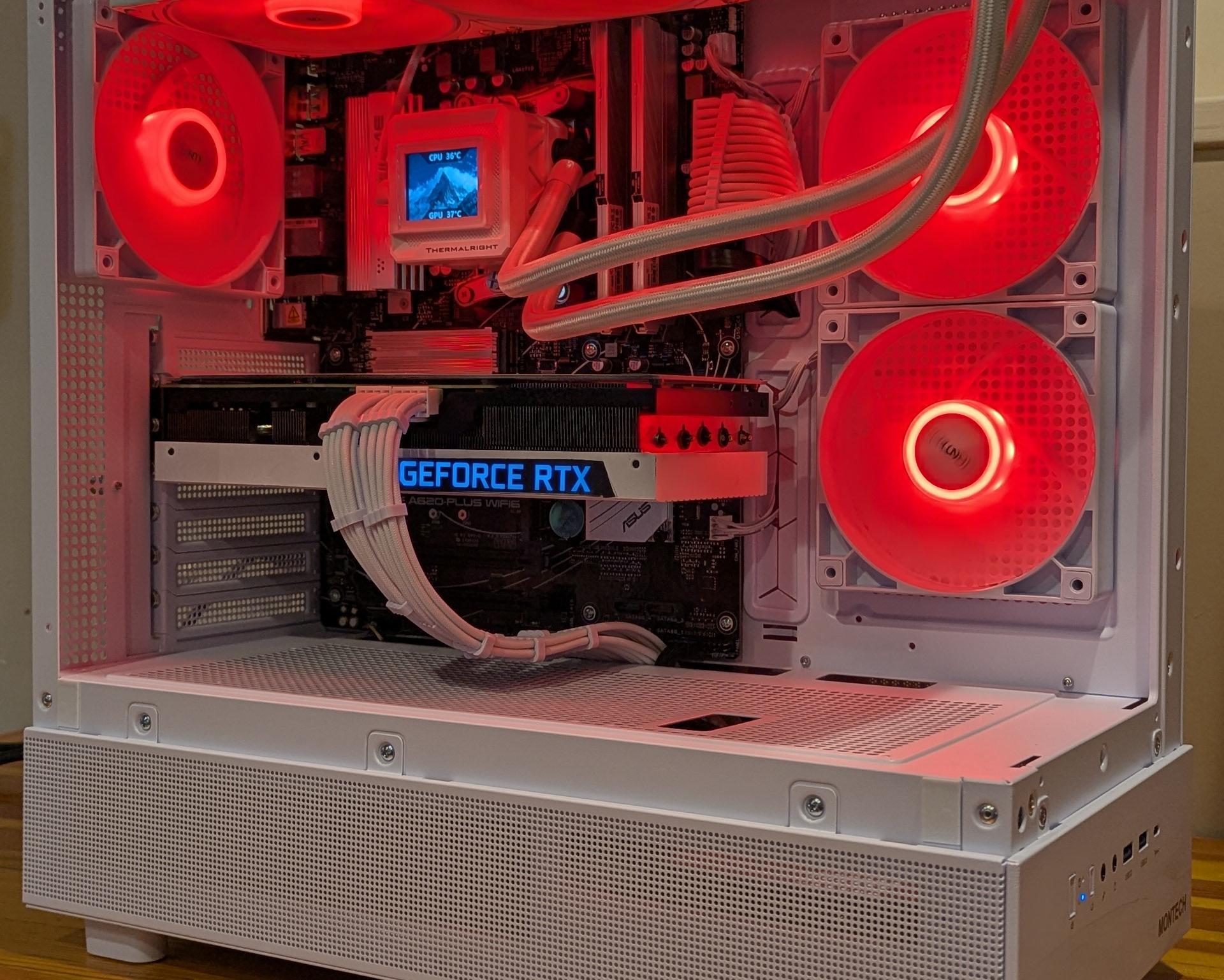 Ryzen 5 7600 || RTX 3070 Ti || 1440P White Gaming PC