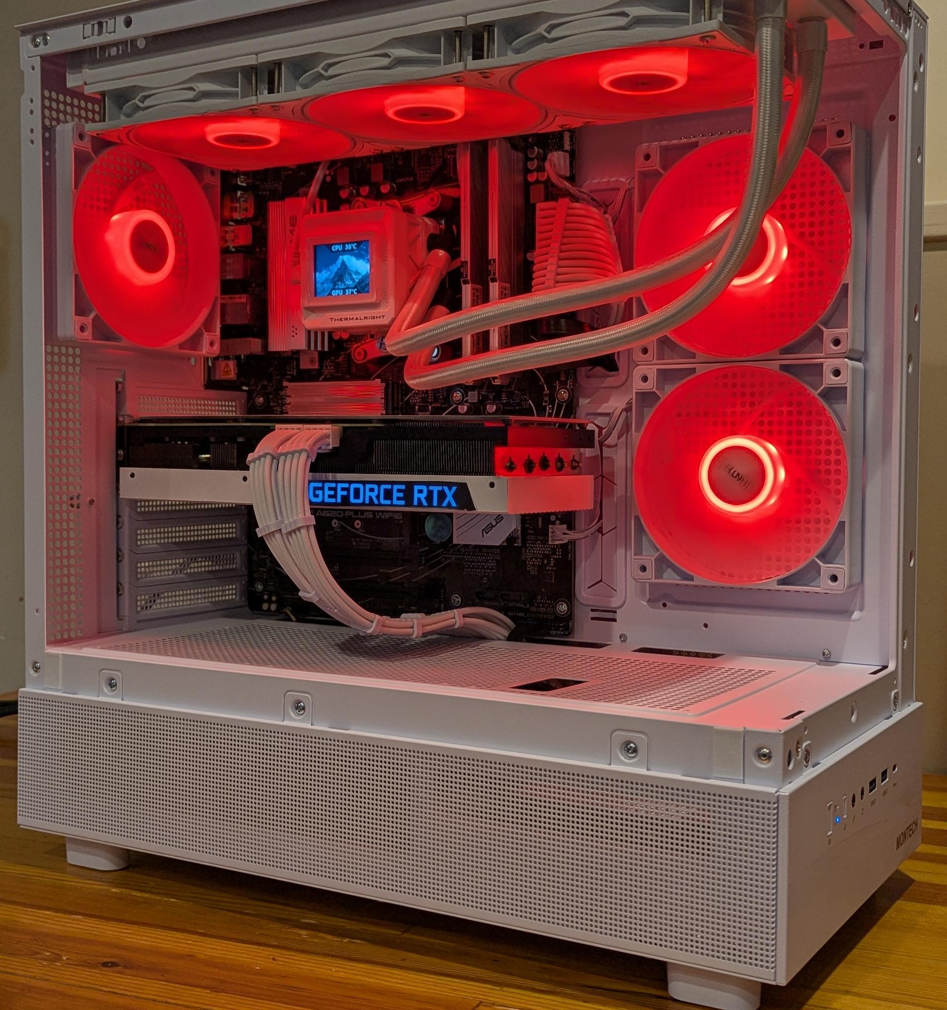 Ryzen 5 7600 || RTX 3070 Ti || 1440P White Gaming PC