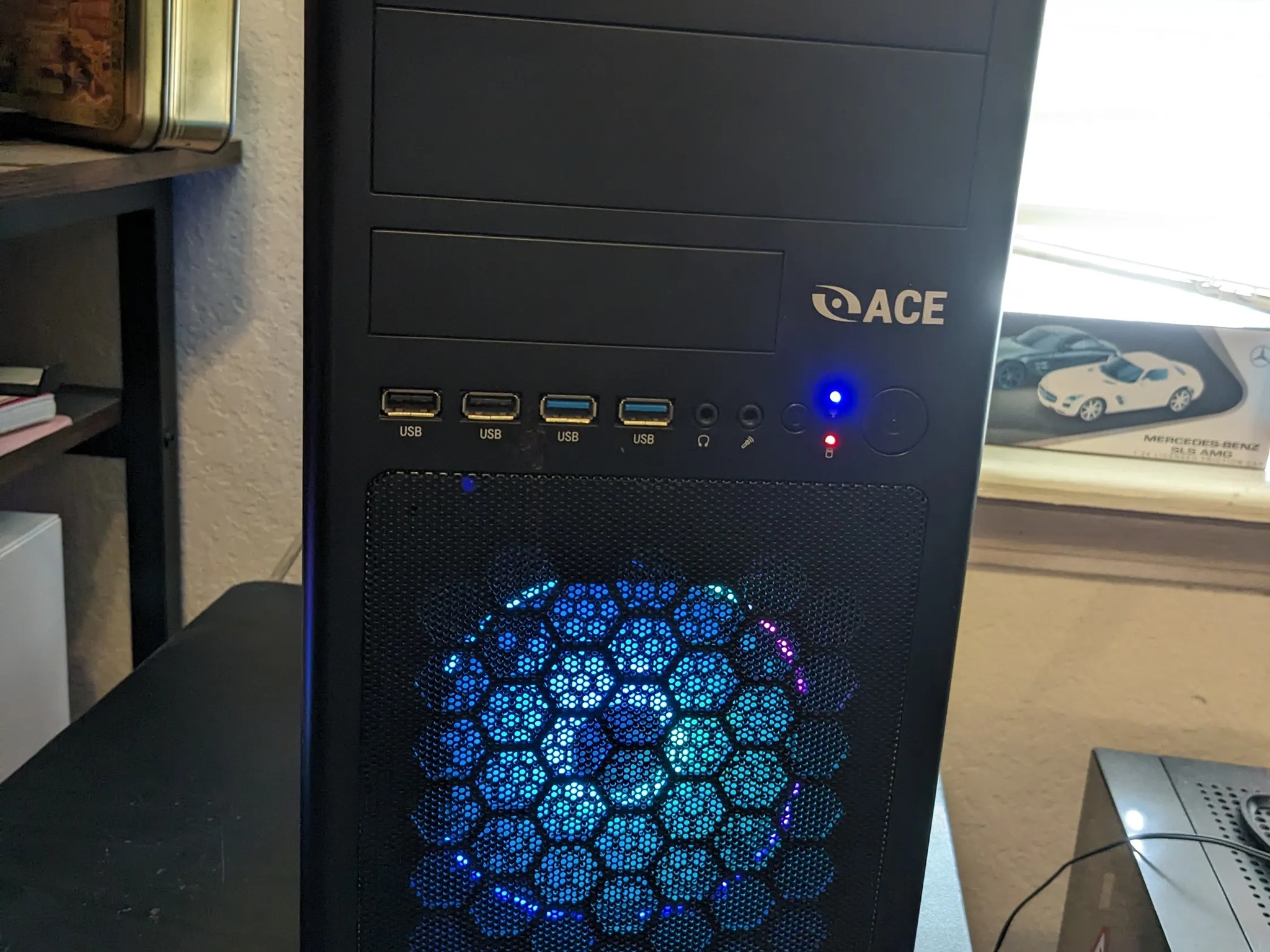 FREE SHIP|| Xeon 1220v2 (Same as i5-3450), 16GB RAM, GTX 760 2GB, 480GB SSD, WiFI, RGB, Win10