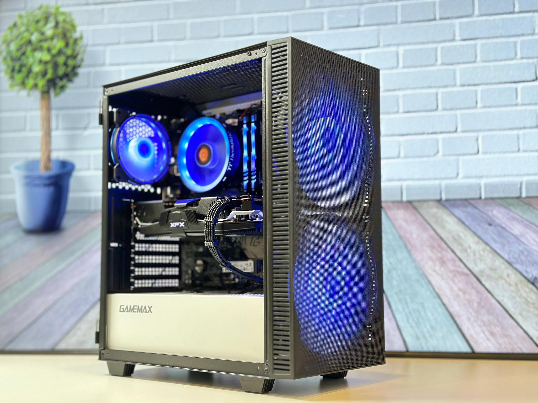 🪀Gaming PC🪀 AMD RX 5600XT 🪀Ryzen 5 4500 6-Core 🪀16GB DDR4 RAM🪀500GB NVME SSD