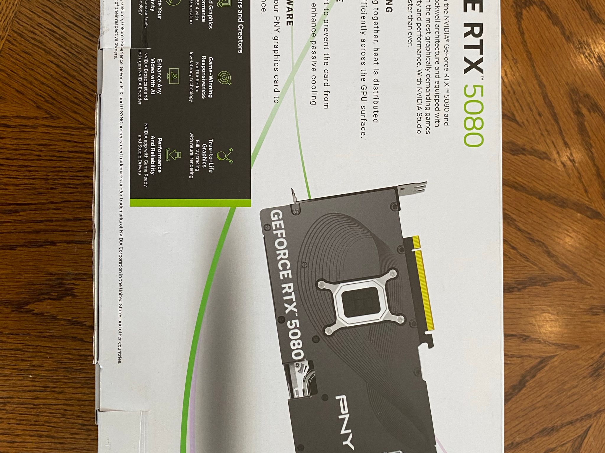 PNY GeForce RTX 5080 Overclocked Triple Fan