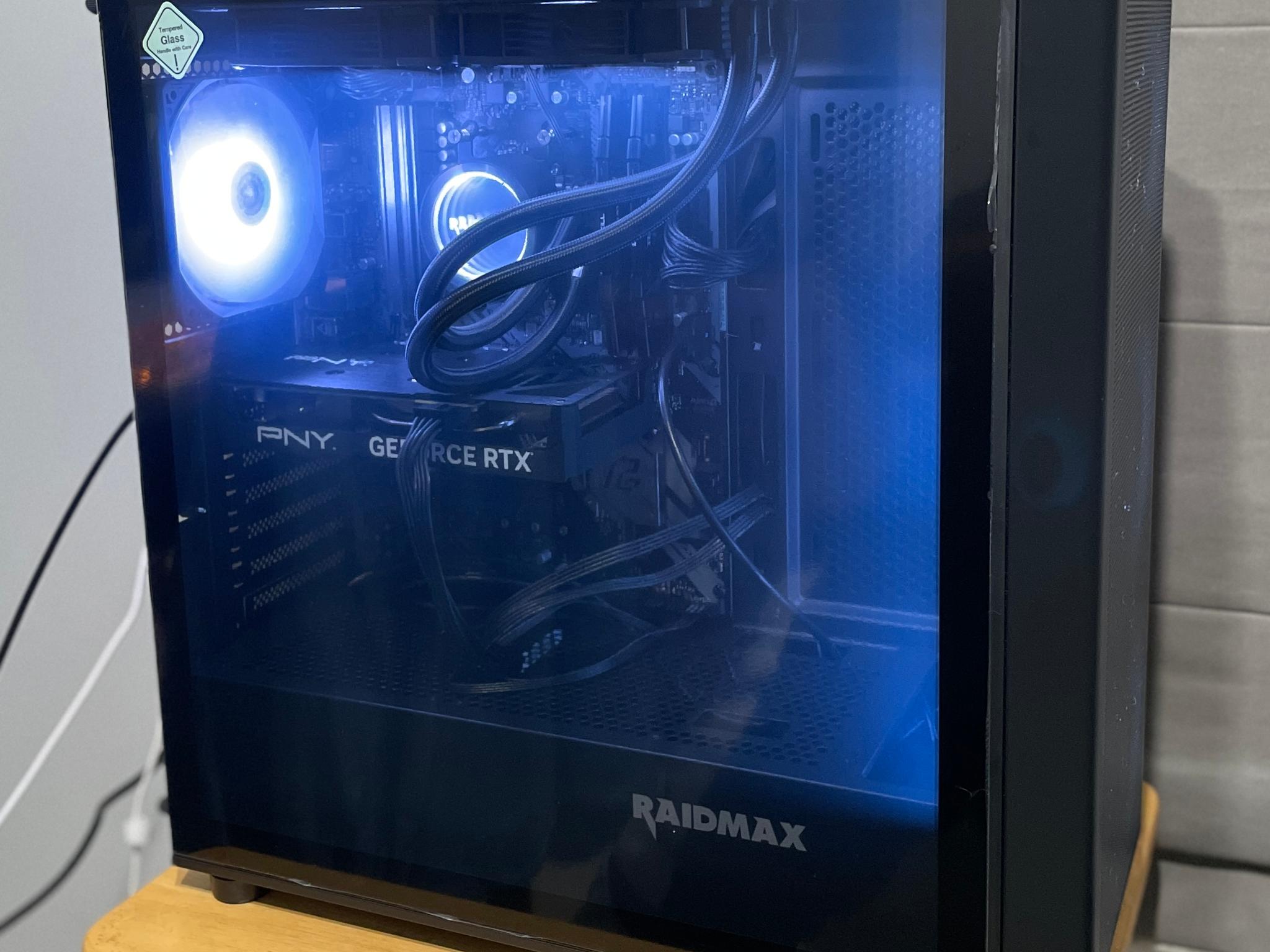 🌌 Blue Nova | Ryzen 5 5500 | RTX 4060 8GB | 32GB RAM | 1TB NVMe | Liquid Cooled