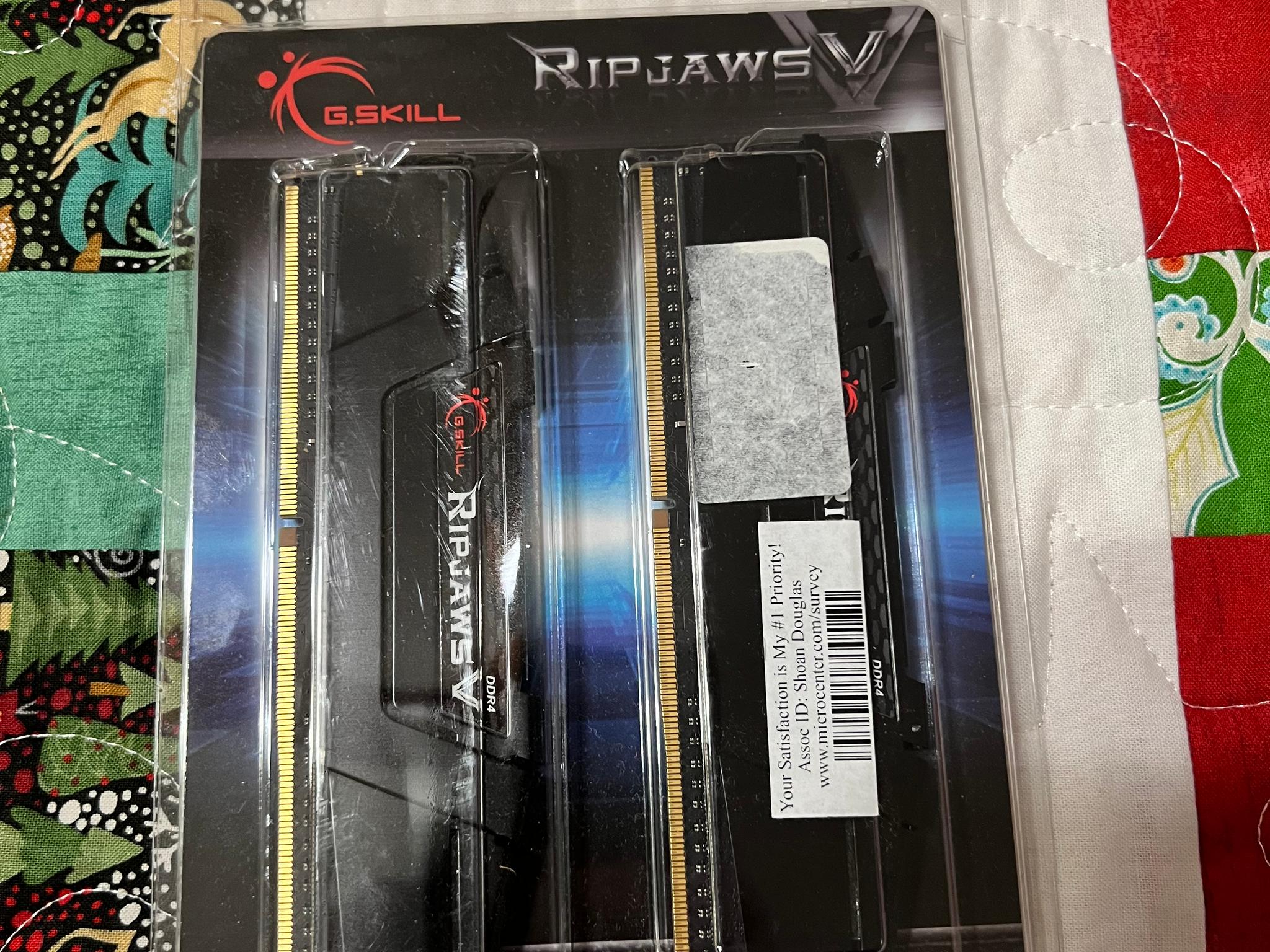 Used GSkill RipJaw DDR4-3600 16GB (8GBx2)