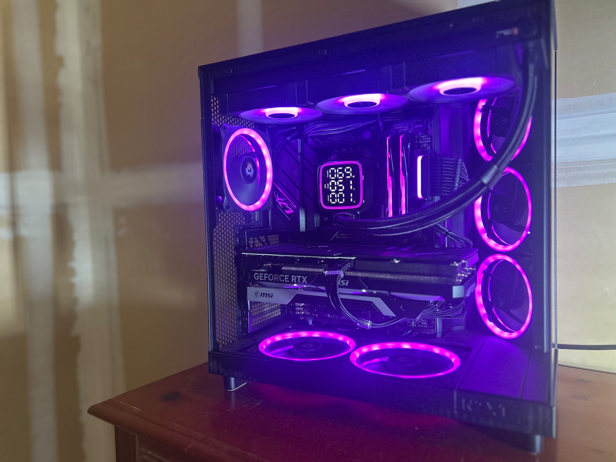 RTX 4070 TI Super 16GB Ryzen 9 7900X 32GB RAM WiFi ultimate gaming PC 1080p-4K