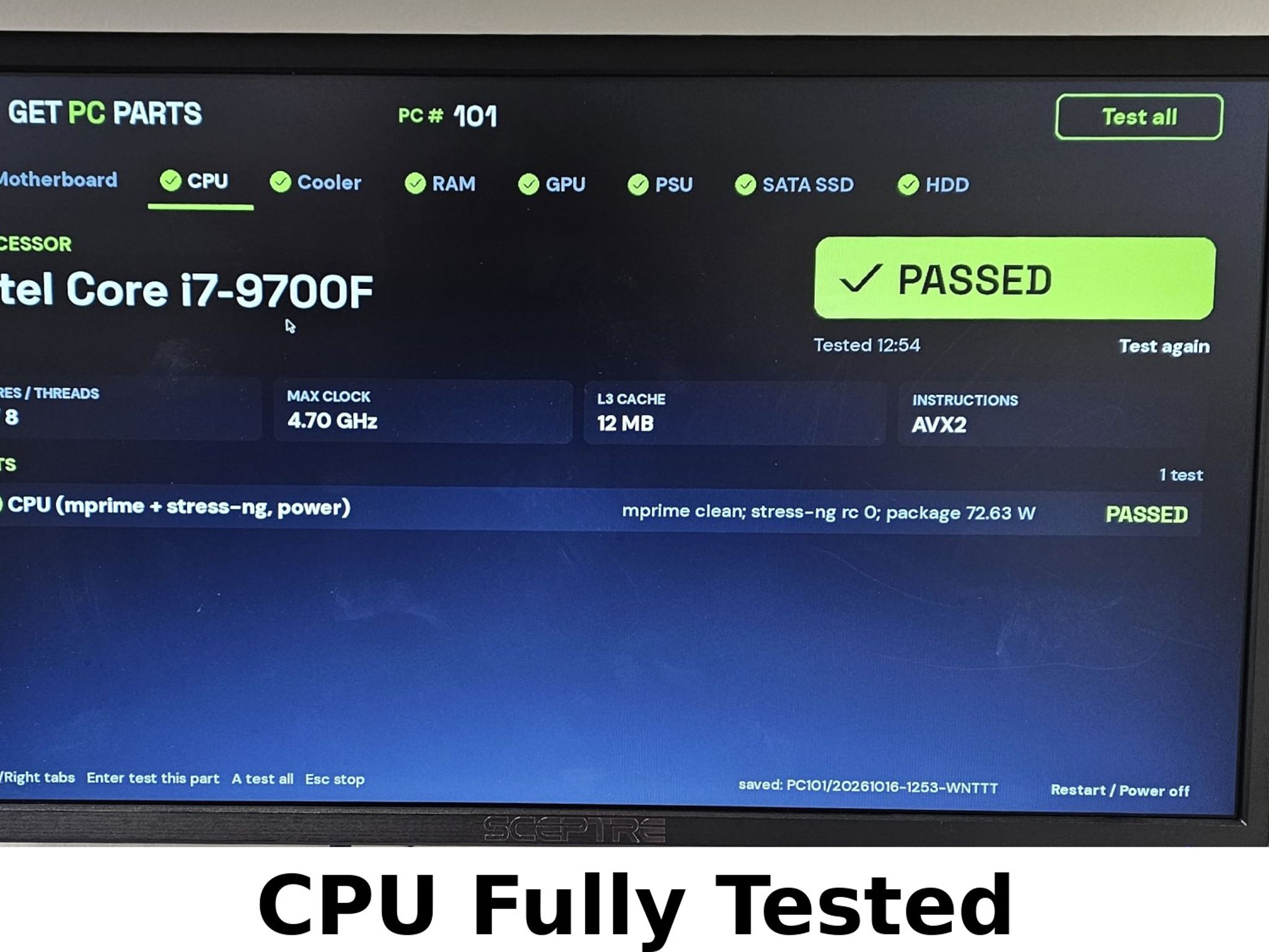 Intel Core i7-9700F LGA1151
