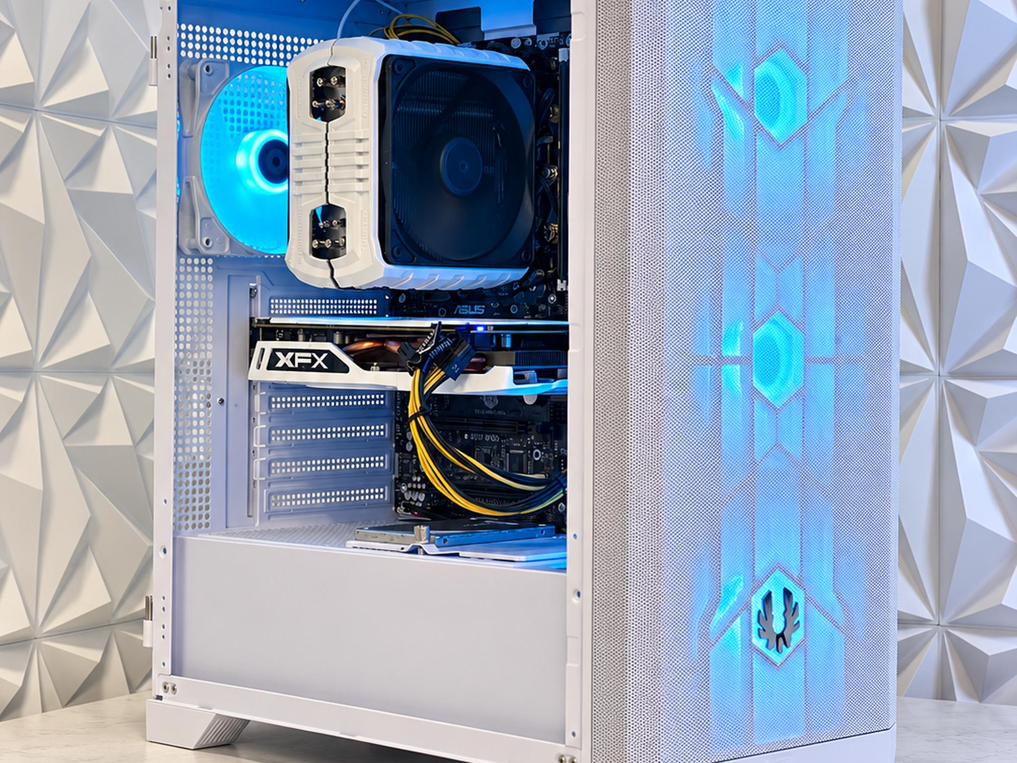 White Custom Gaming PC Build i5