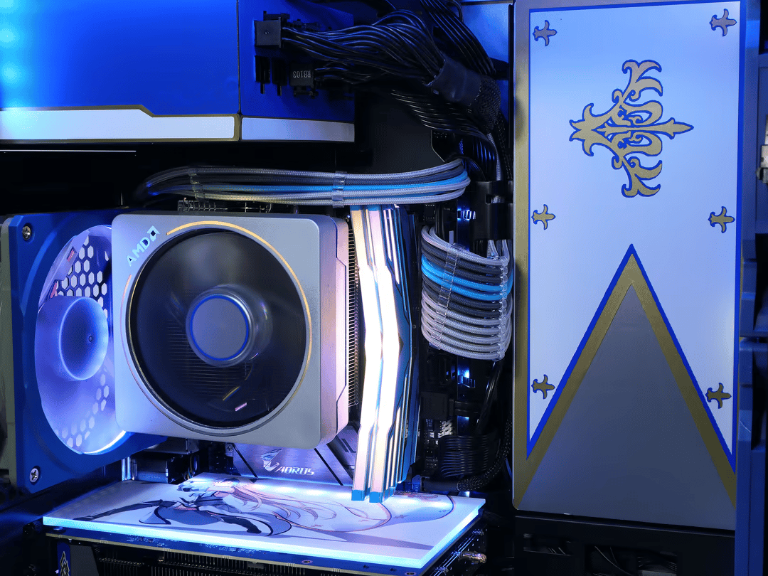 D'arc Lyte | Ryzen 5 5500, RTX 3050, 1tb nvme FGO theme ITX build
