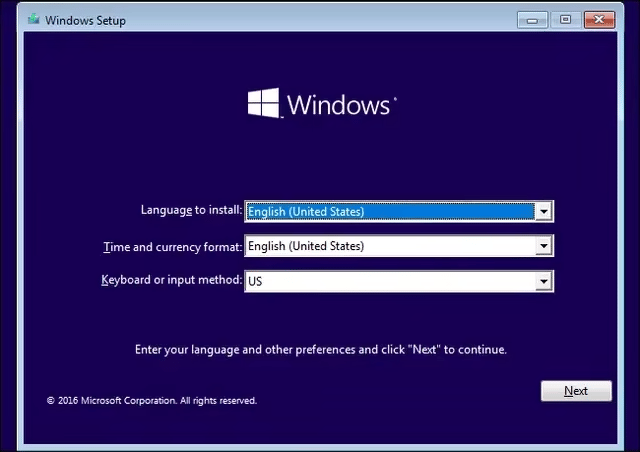 Windows 10 64-bit Installer USB Drive