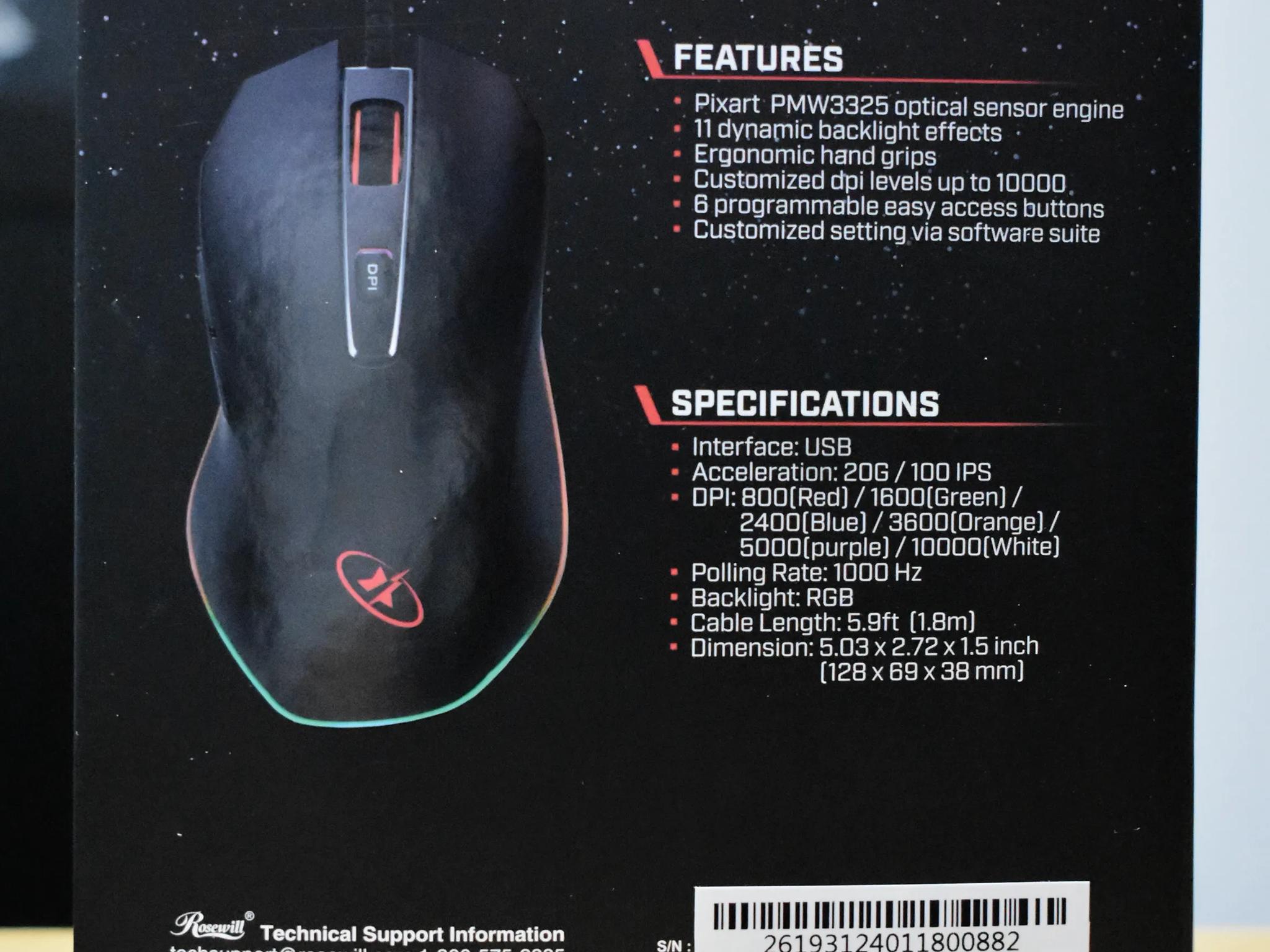 Rosewell M59 Gaming Mouse