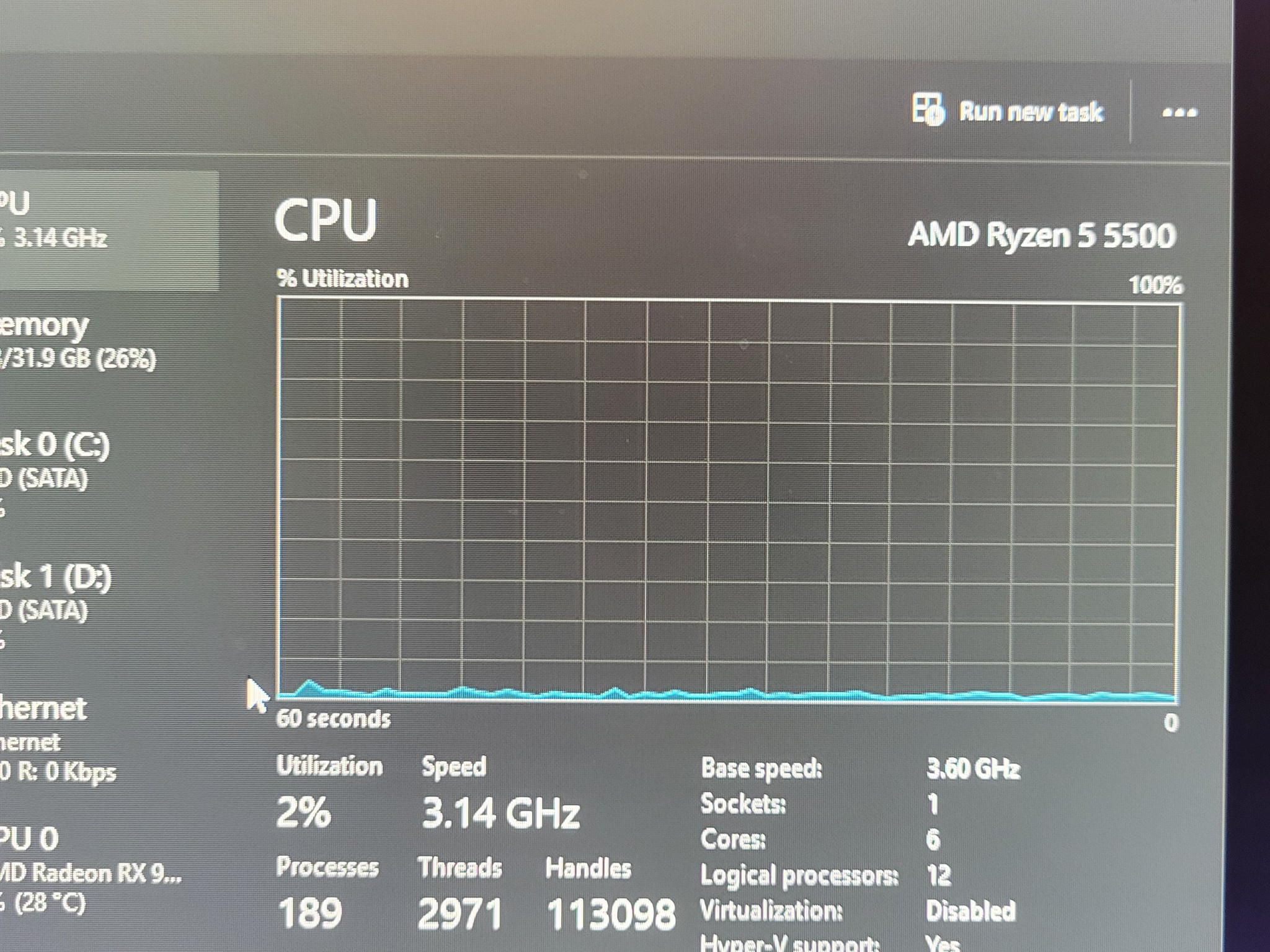 Mid tear Gaming PC! Ryzen 5 5500, Radeon RX 9060 XT!