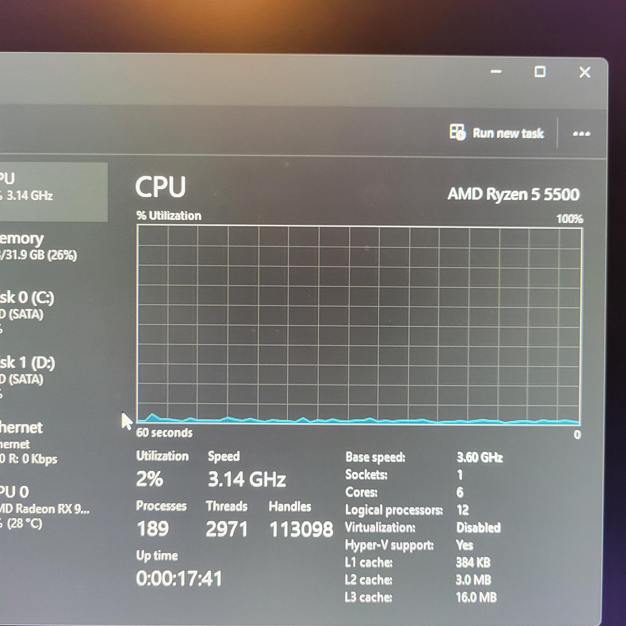 Mid tear Gaming PC! Ryzen 5 5500, Radeon RX 9060 XT!