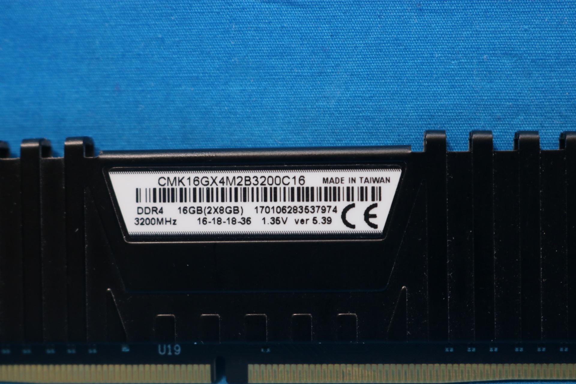 Corsair Vengeance LPX 16GB (2x8GB) DDR4 3200MHz 1.35V CL16 Desktop RAM Kit CMK16GX4M2B3200C16