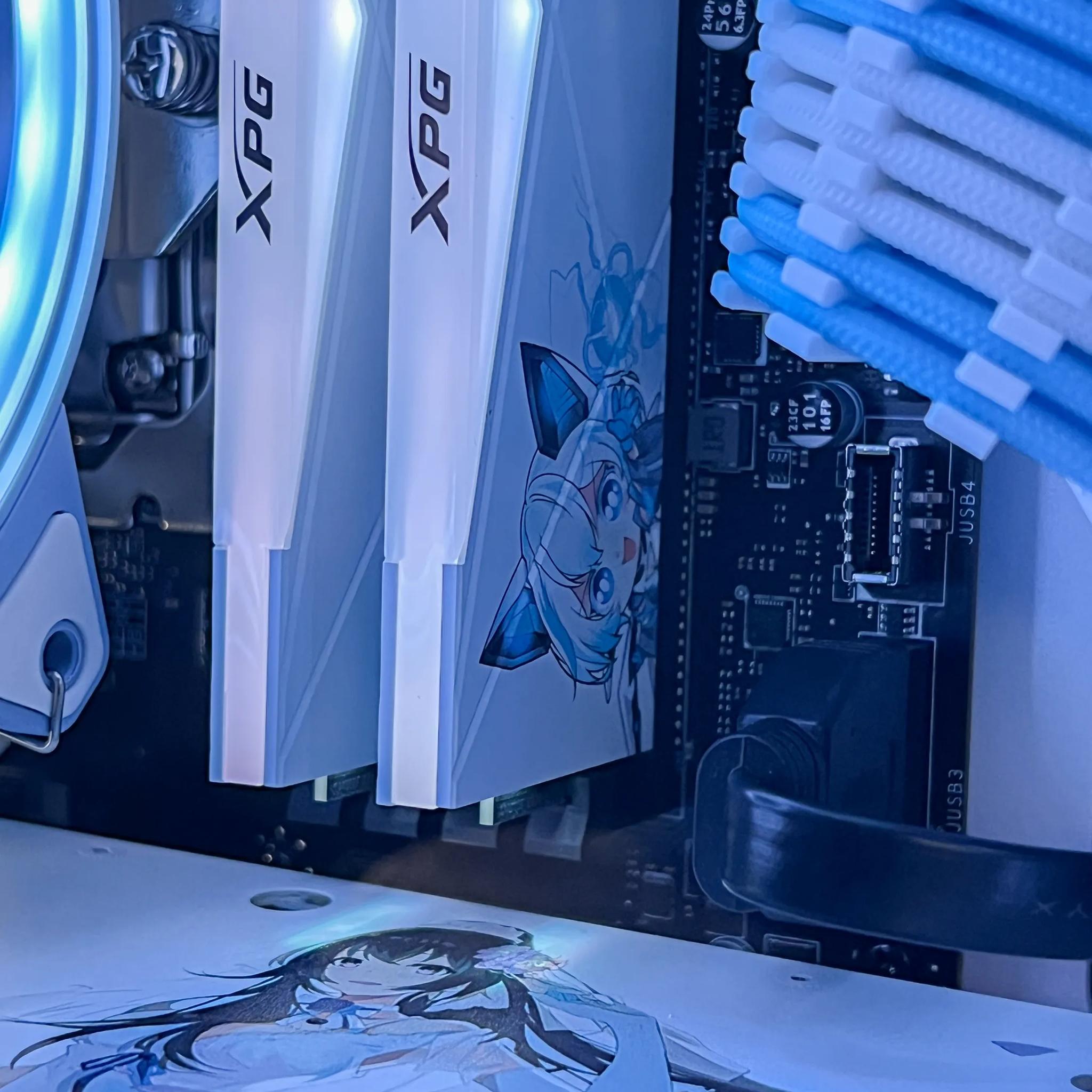 YESTON Anime Waifu PC Build | Radeon RX 6700XT | i5-12400