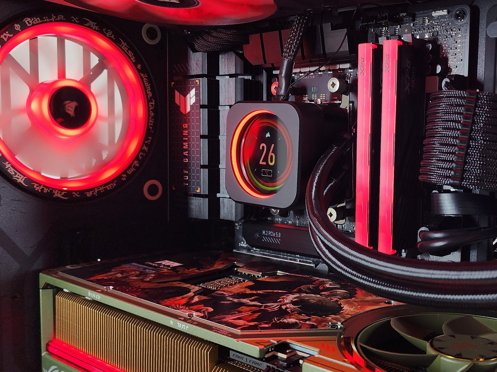 Gaming PC Ryzen 7 9800X3D 32GB RAM 2TB SSD RTX 5080 16GB Windows 11 DOOM PC