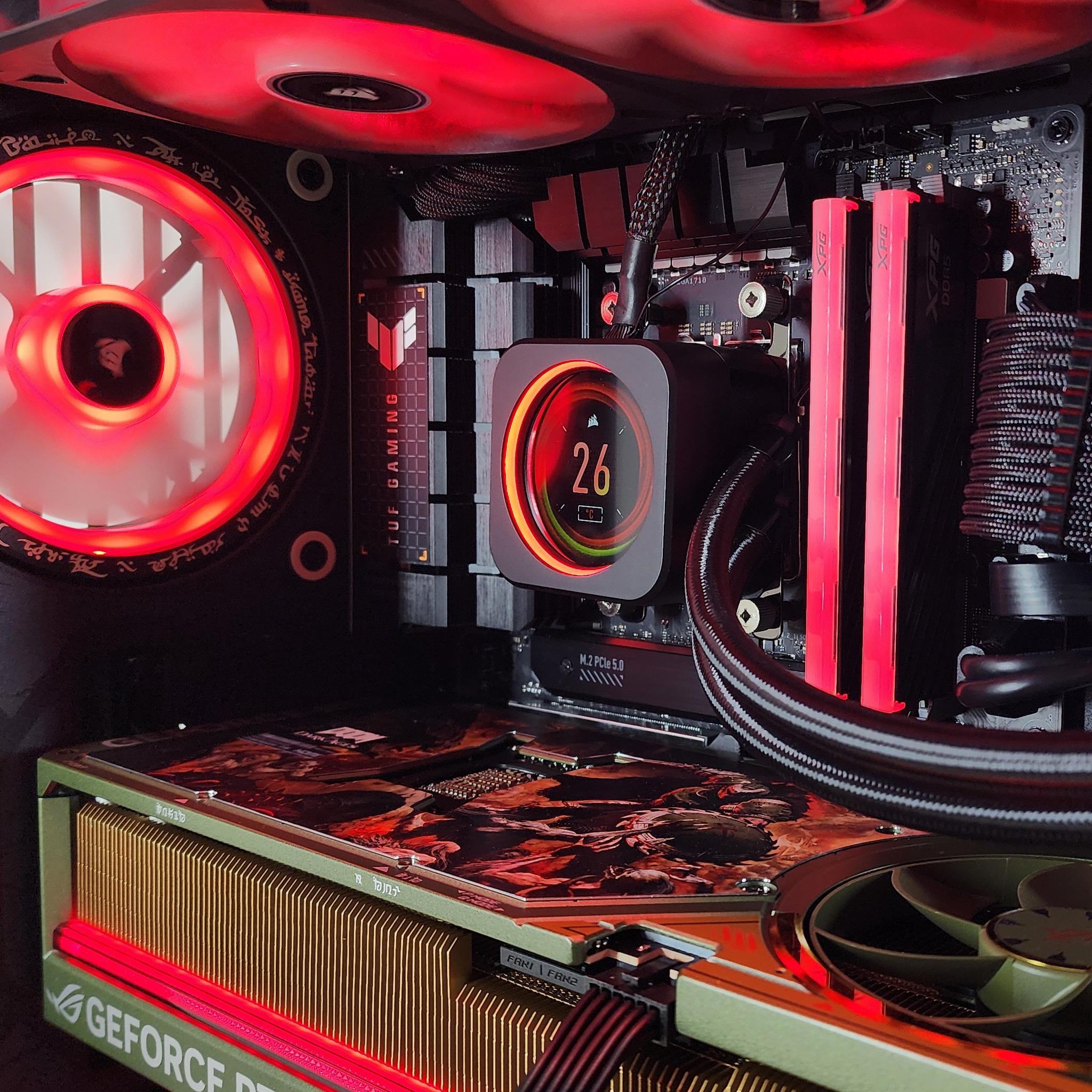 Gaming PC Ryzen 7 9800X3D 32GB RAM 2TB SSD RTX 5080 16GB Windows 11 DOOM PC