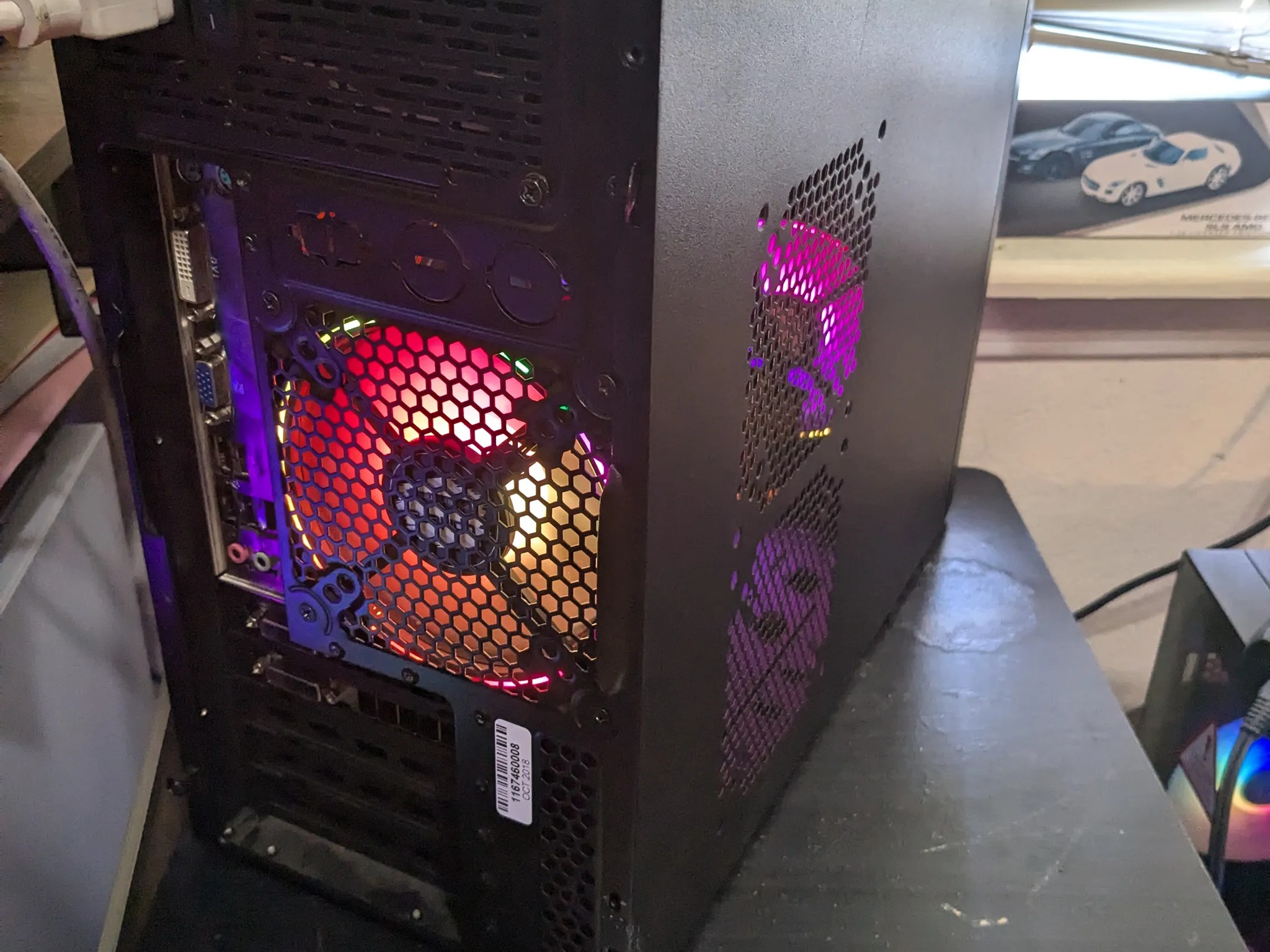 FREE SHIP|| i5-2400, 16GB RAM, GTX 760 2GB, 480GB SSD, WiFI, RGB, Win10