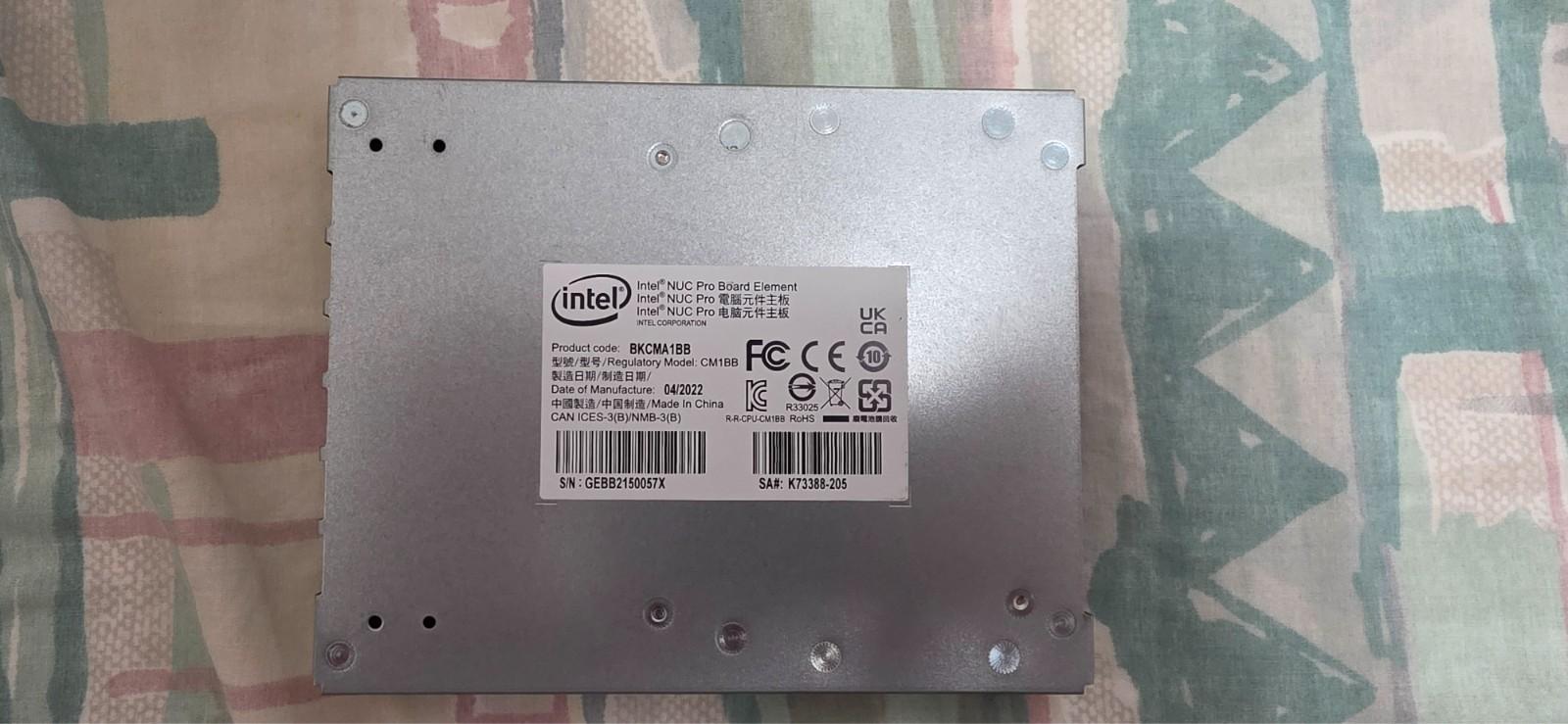 Intel BKCMA1BB NUC Assembly Element (DOES NOT INCLUDE COMPUTE ELEMENT OR SSD)