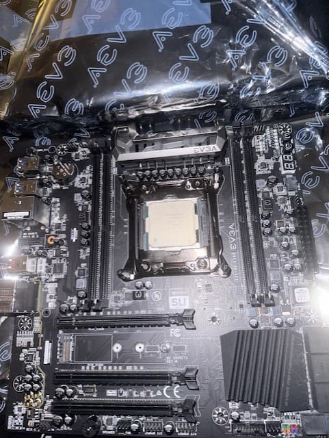 EVGA X299 MicroATX MOBO Bundle with I9-10900K Installed