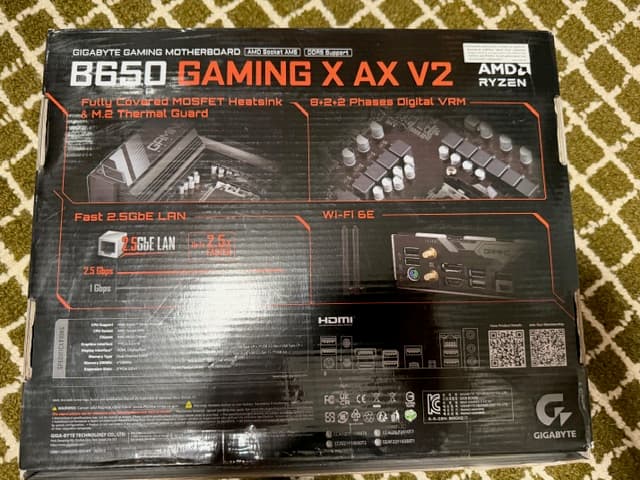 Gigabyte B650 Gaming X AX V2 AMD AM5 ATX Motherboard