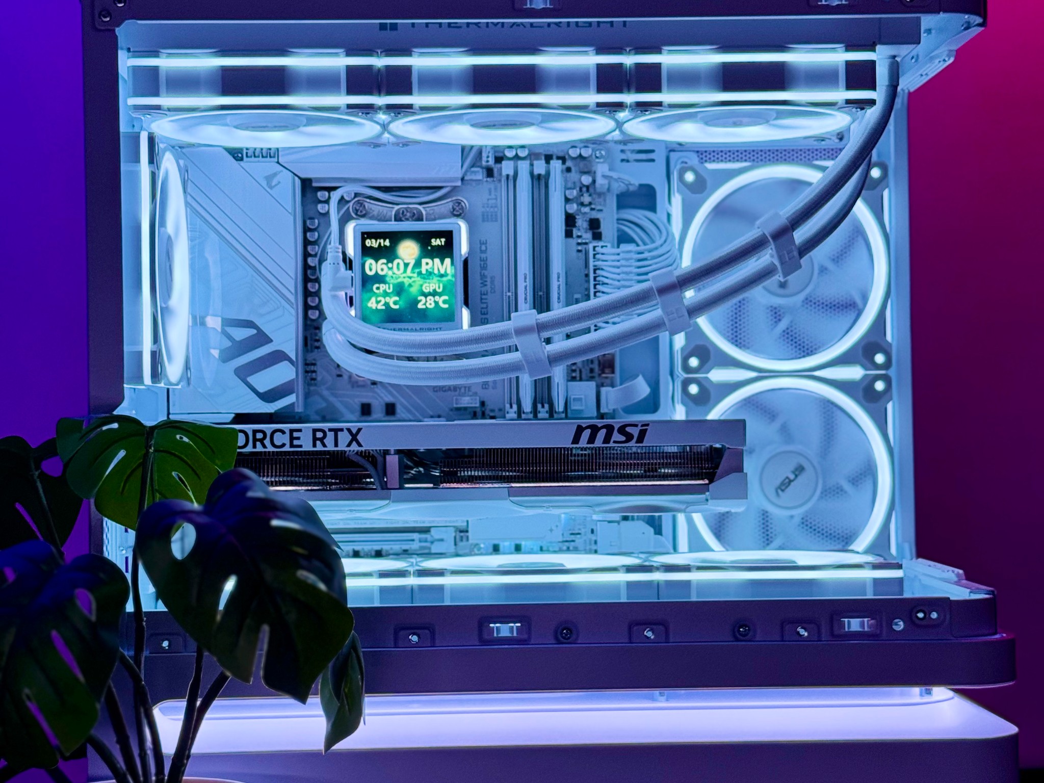 Shook PC Stay Frosty 💎 Ryzen 9850X3D | 5070 Ti OC 16GB | 32GB DDR5 6400MHz CL32 | 2TB SSD NVMe m.2