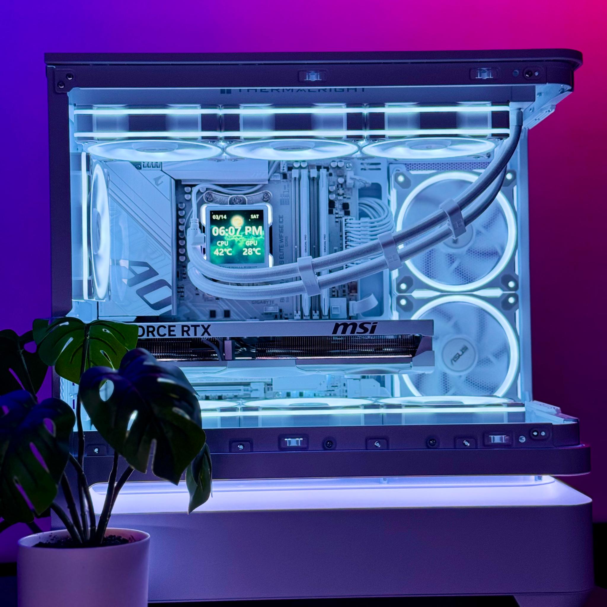 Shook PC Stay Frosty 💎 Ryzen 9850X3D | 5070 Ti OC 16GB | 32GB DDR5 6400MHz CL32 | 2TB SSD NVMe m.2