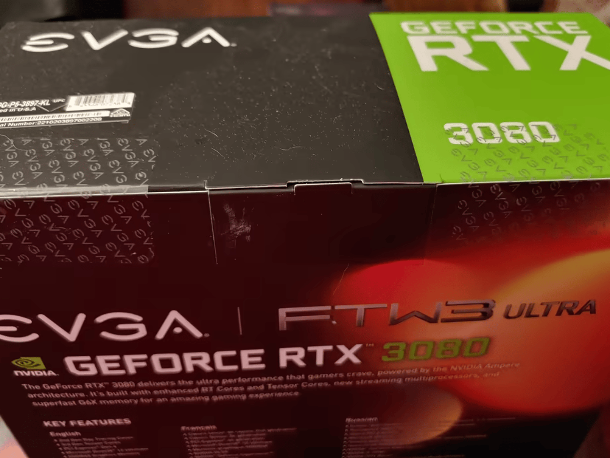 NEW EVGA GeForce RTX 3080 FTW3 ULTRA 10 GB GDDR6X