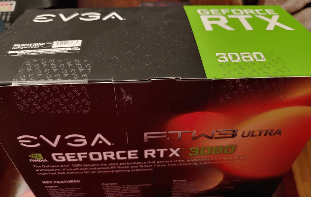 NEW EVGA GeForce RTX 3080 FTW3 ULTRA 10 GB GDDR6X