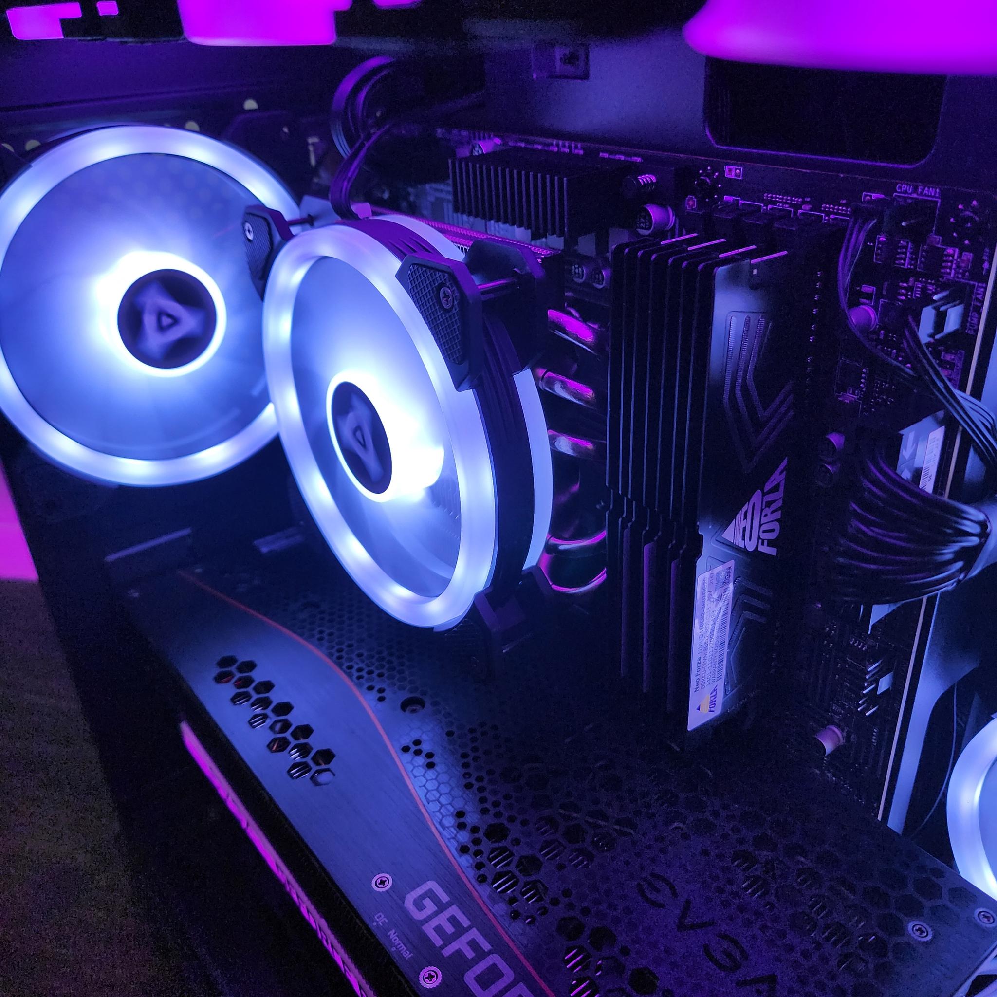 💜🖤🤍 EVGA RTX 3070 FTW3 // Intel Core i5 11400// Neo Forza 32GB 3600MHz