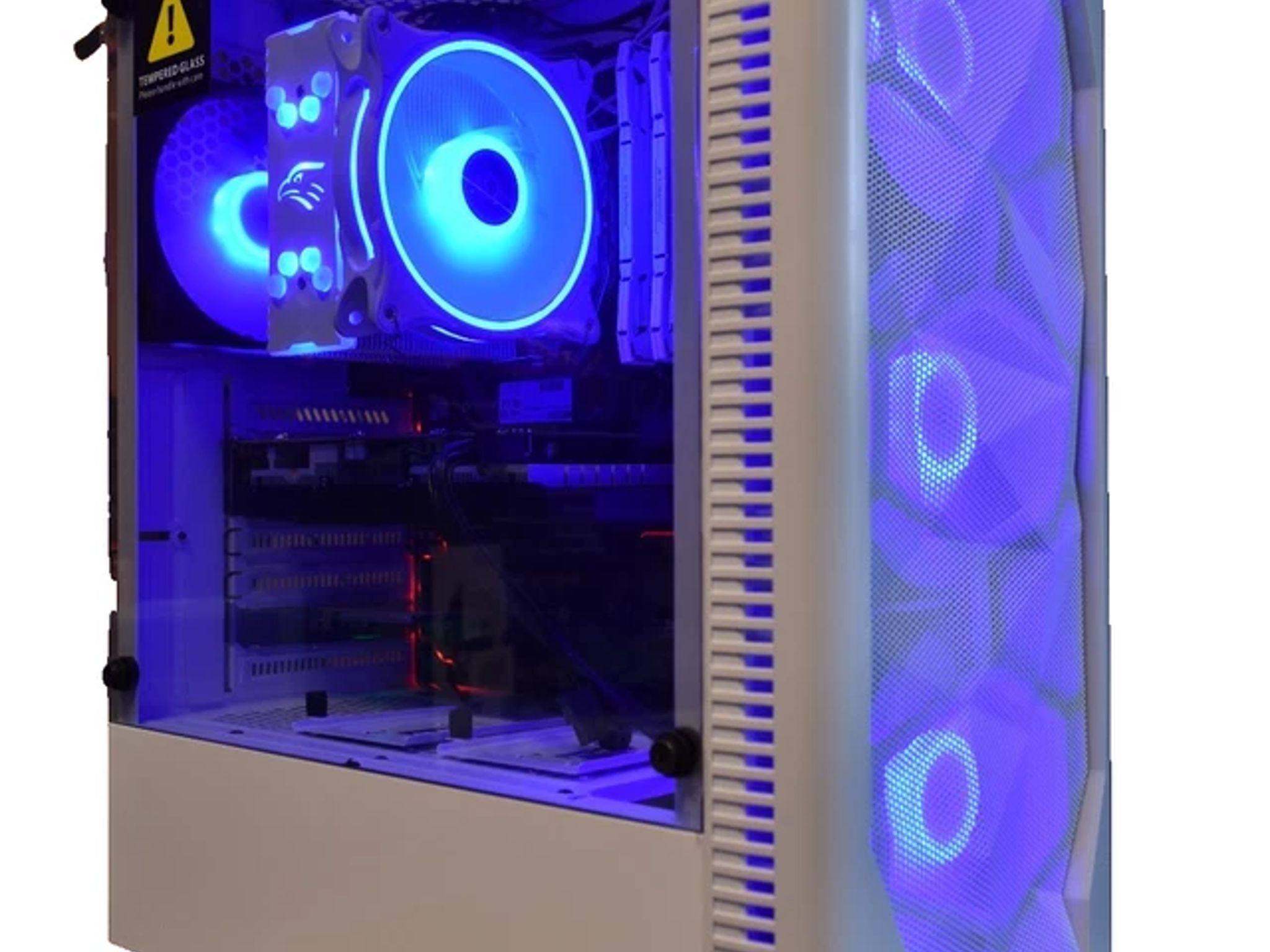 GAMING PC INTEL I5 9400 16 GB RAM RX 6600M 8 GB GPU 1TB NVME & 250 GB HHD RGB