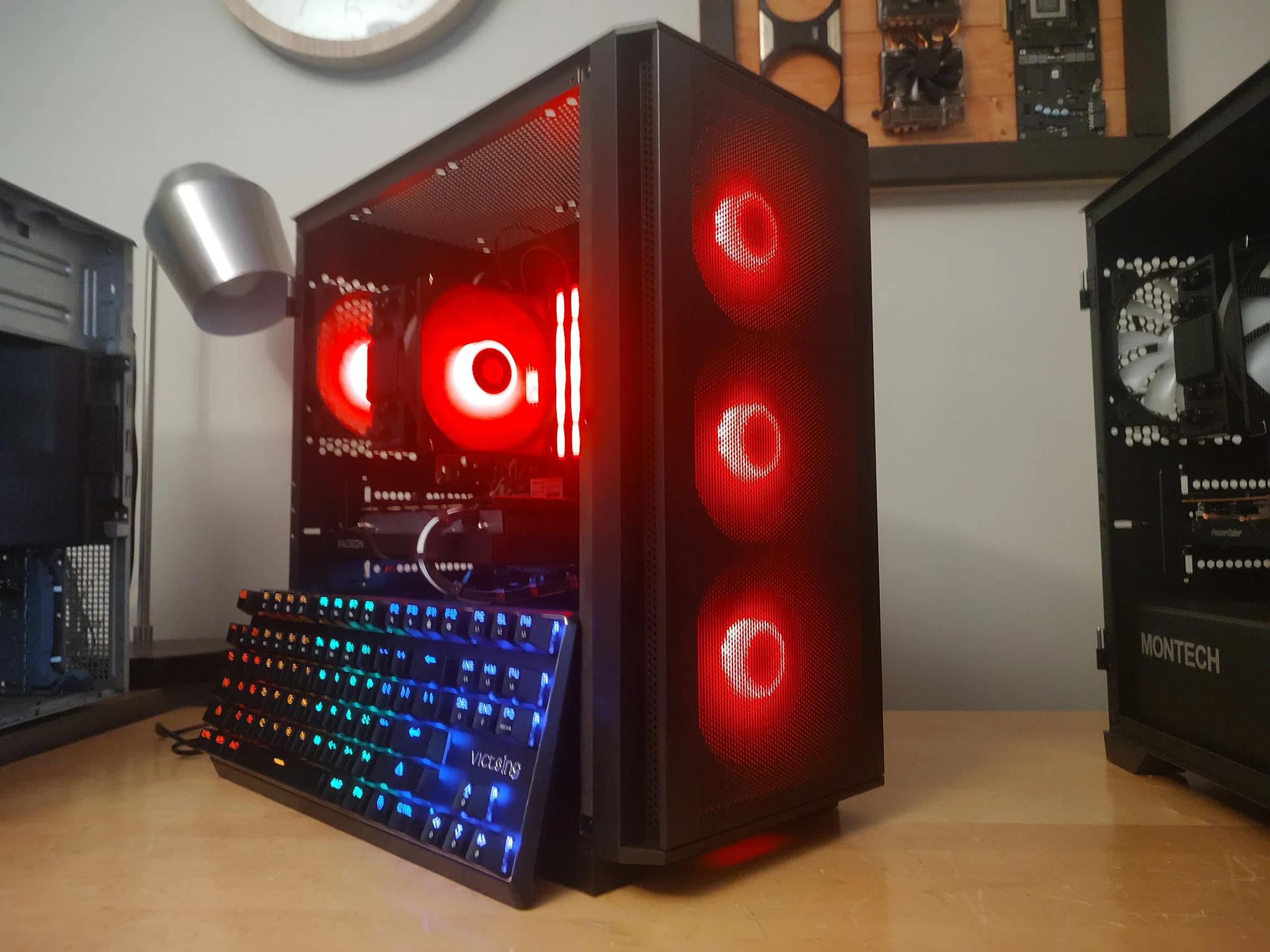 Gaming PC - Ryzen 5500, RX 6600 XT, 32GB RAM, 1TB SSD, WIFI + Bluetooth