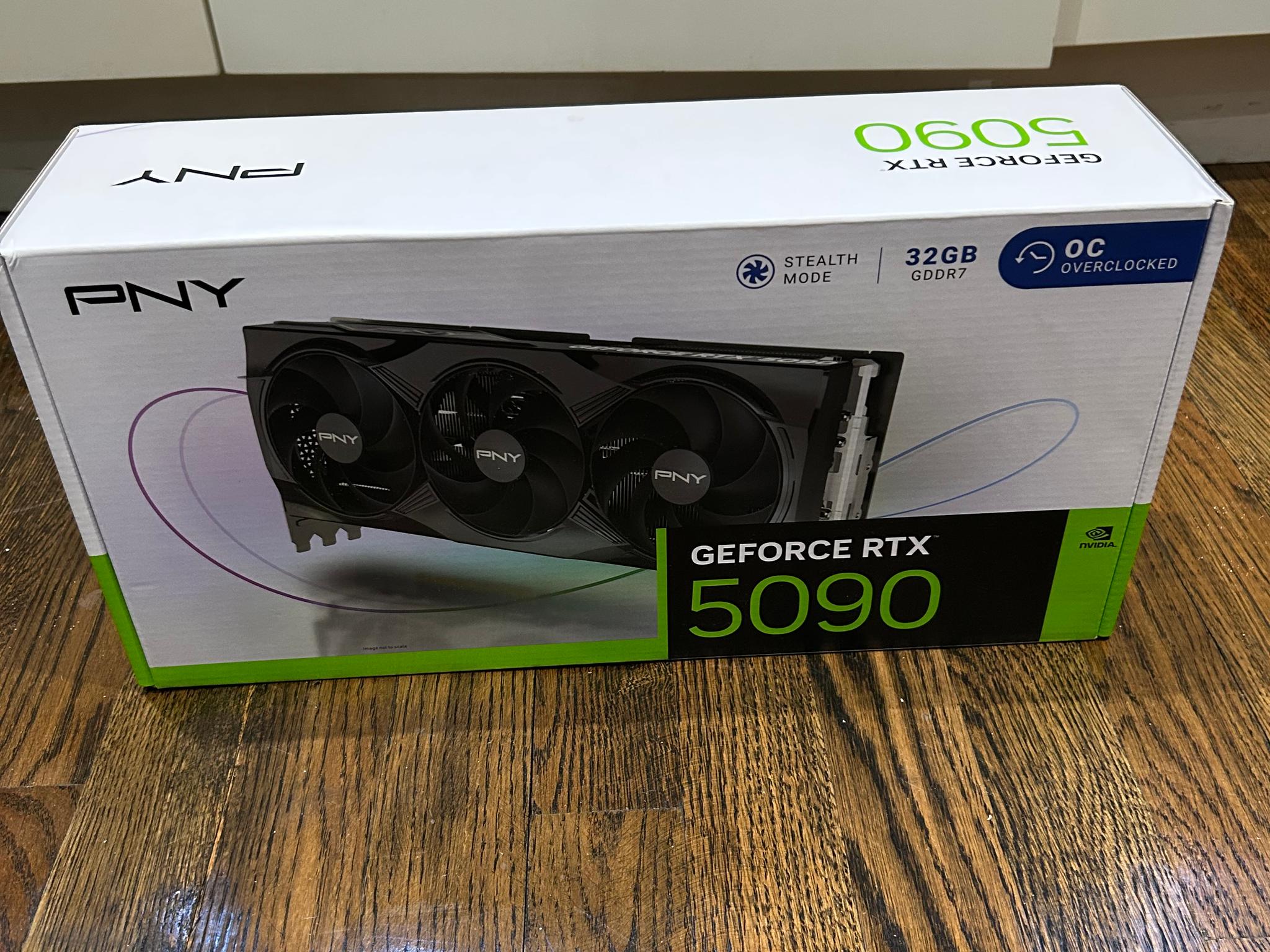PNY GeForce RTX 5090 Overclocked Triple Fan