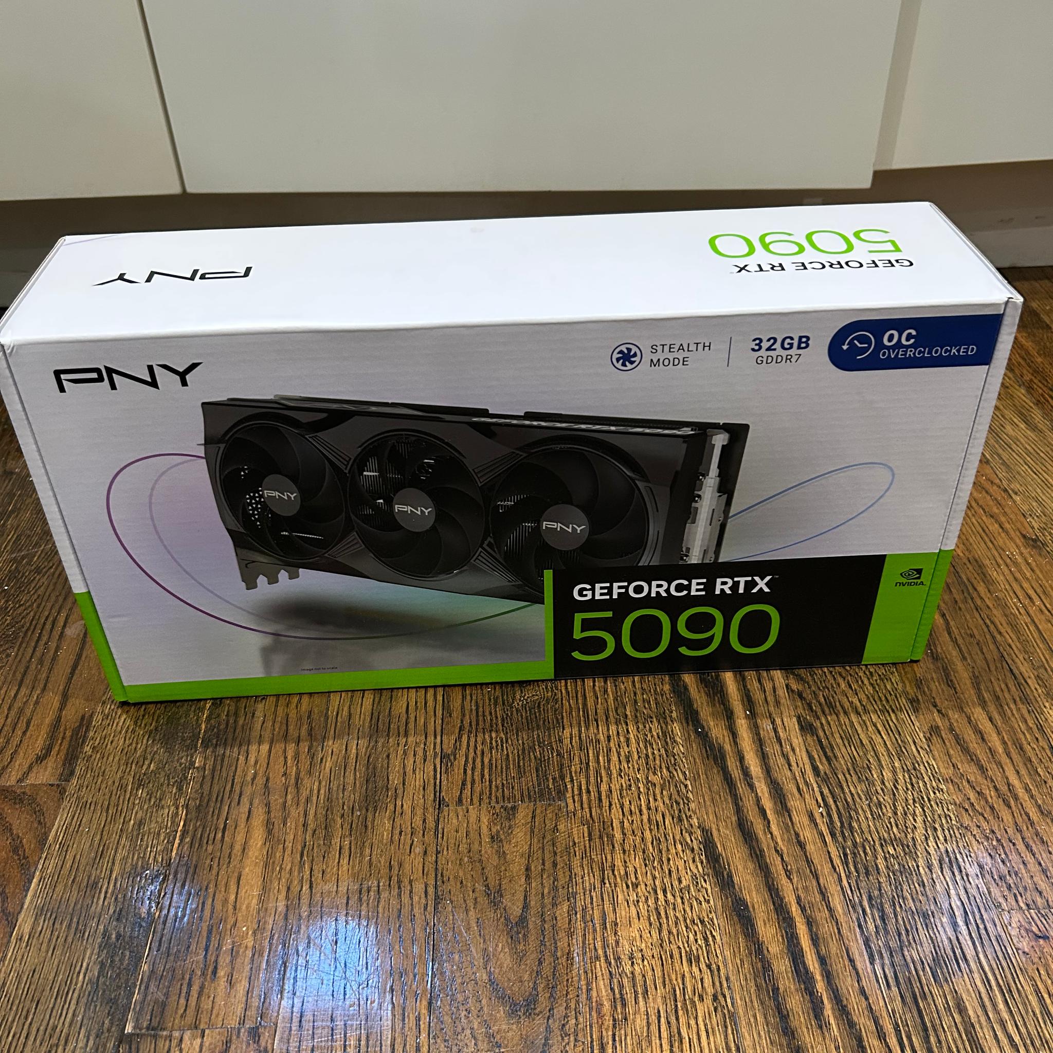 PNY GeForce RTX 5090 Overclocked Triple Fan