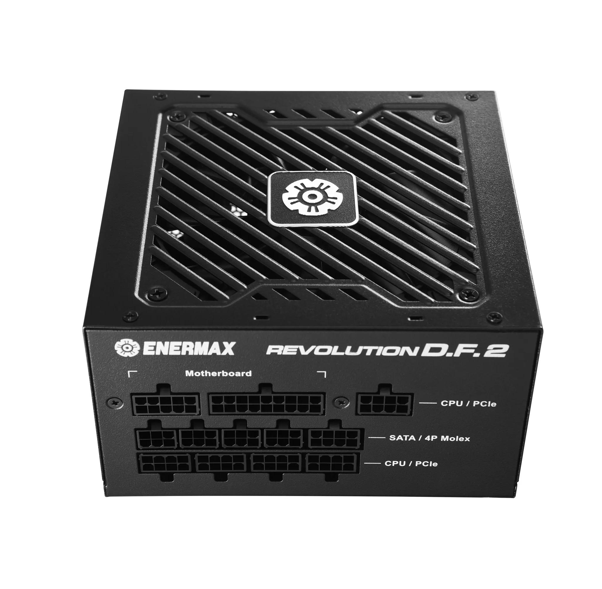 Enermax Revolution D.F. 2 ATX 3.0 & PCIe 5.0 Compliant 80+ Gold 1050W Full Modular Power Supply