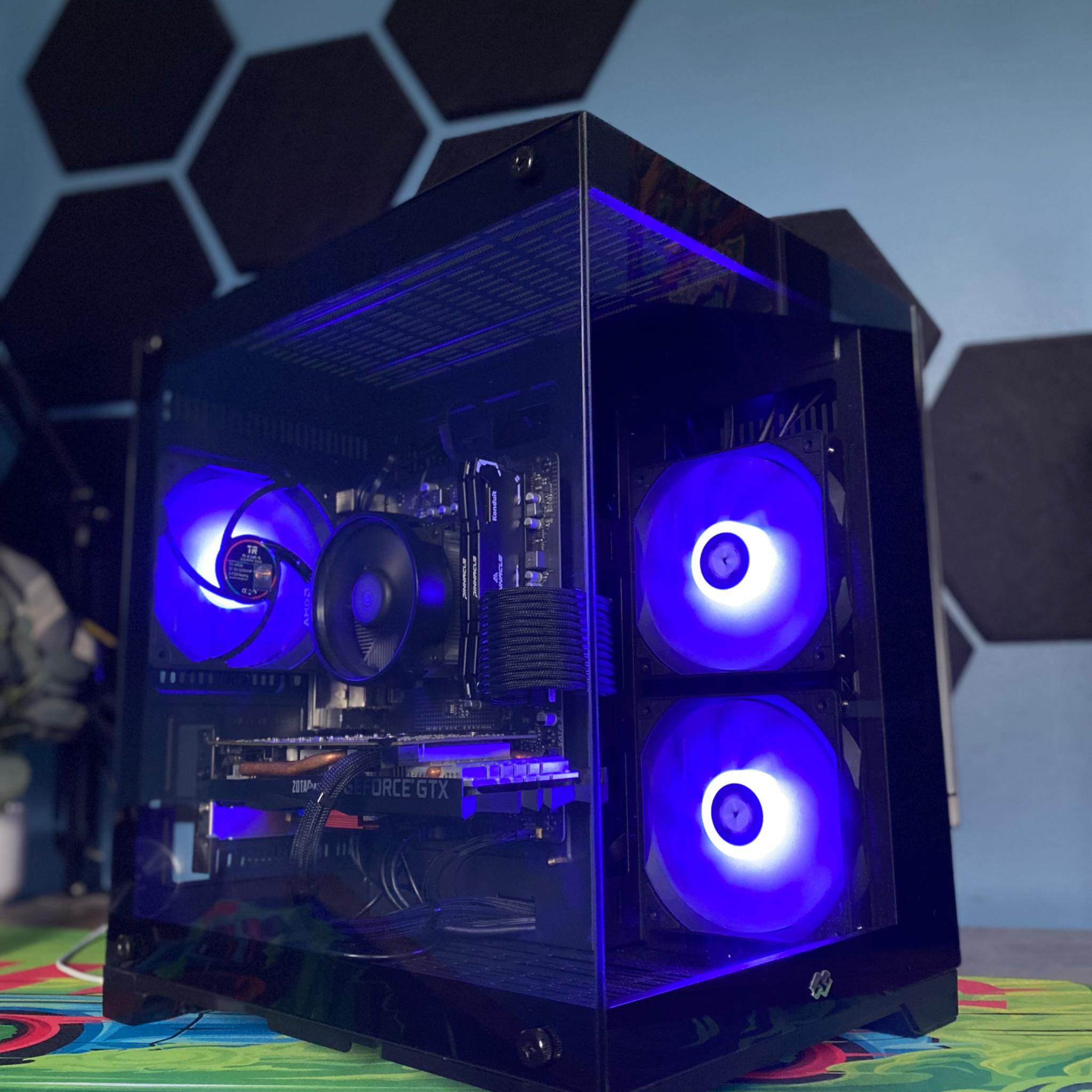 Custom Gaming PC | GeForce GTX 1660 | Ryzen 5 2600 | 16GB RAM | Windows 11 + WIFI & BT |